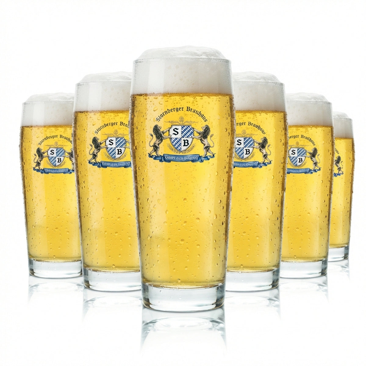 6x szklanka do piwa Starnberger Brauhaus 0,5l kufel Willi szklanki do piwa kubek Helles Bar