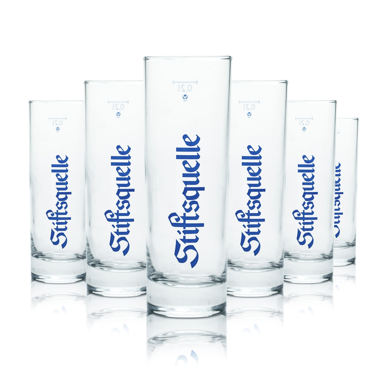 6x szklanka Stiftsquelle 0,2l szklanka barowa do wody mineralnej gazowanej Gastro