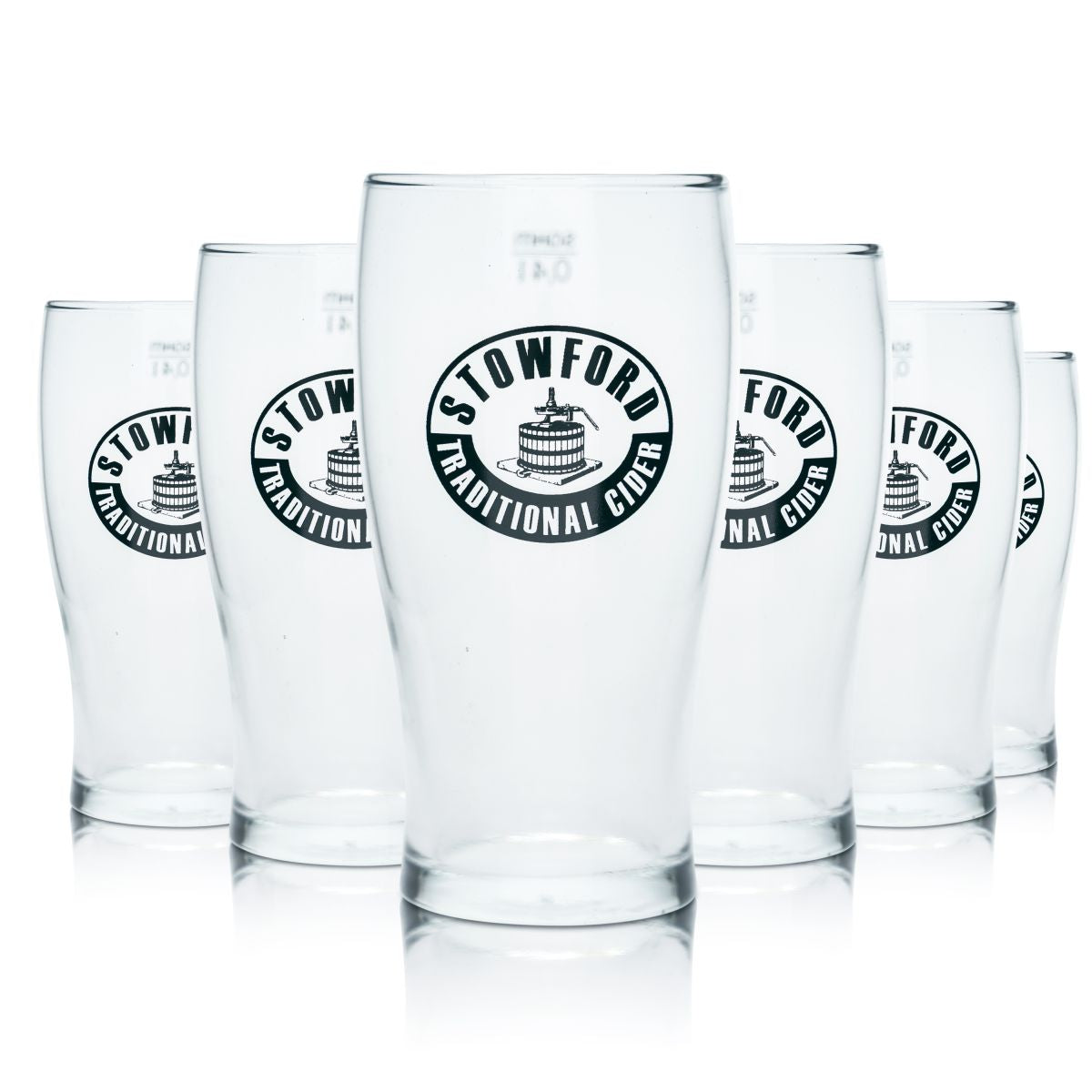 6x Stowford Cider Szklanka do piwa 0,4 l Szklanka typu pint Willi Zestaw szklanek Irish Brewery – Widok 3