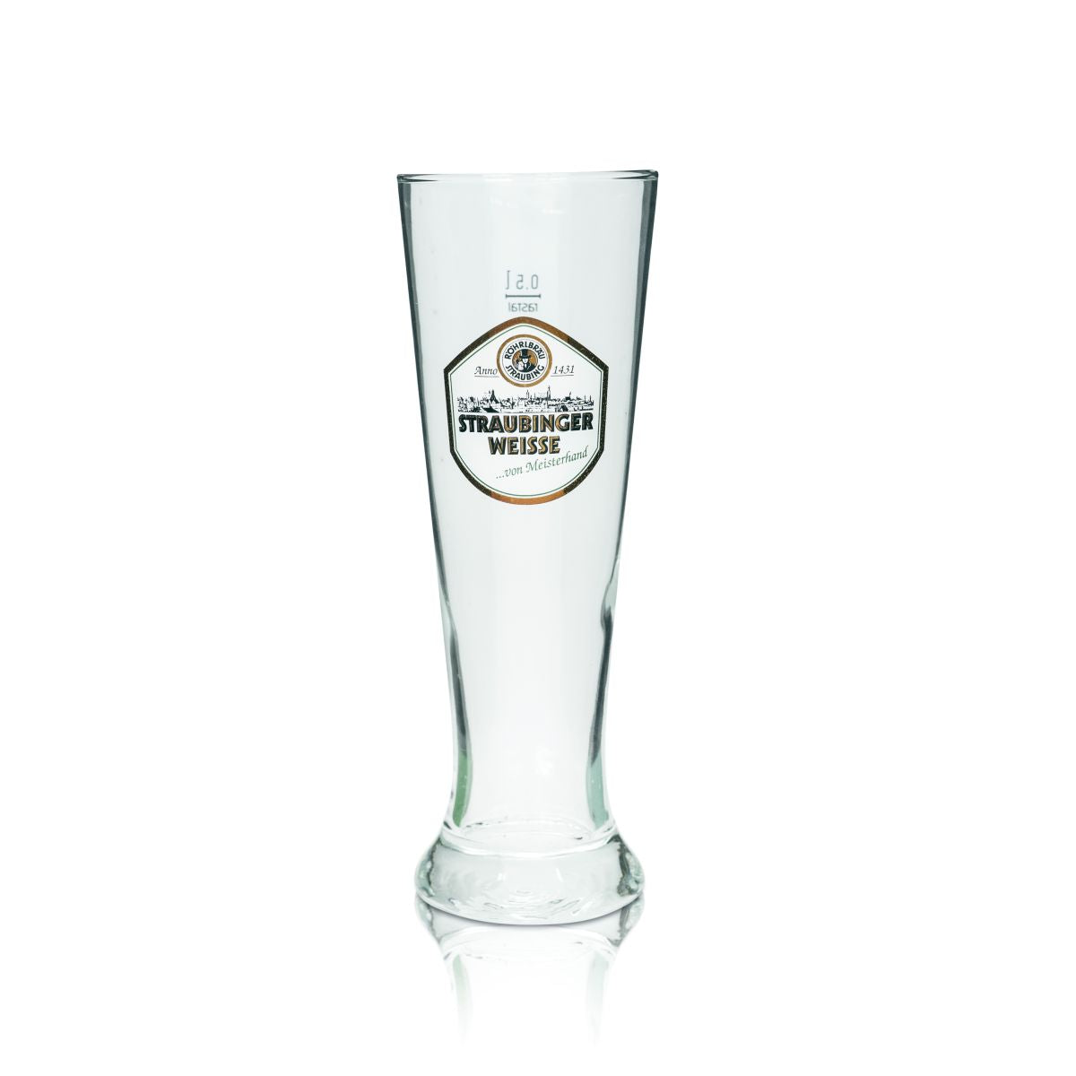 6x szklanka do piwa Straubinger Weisse 0,5l szklanka do piwa pszenicznego Hefeweizen szklanki Browar – Widok 2