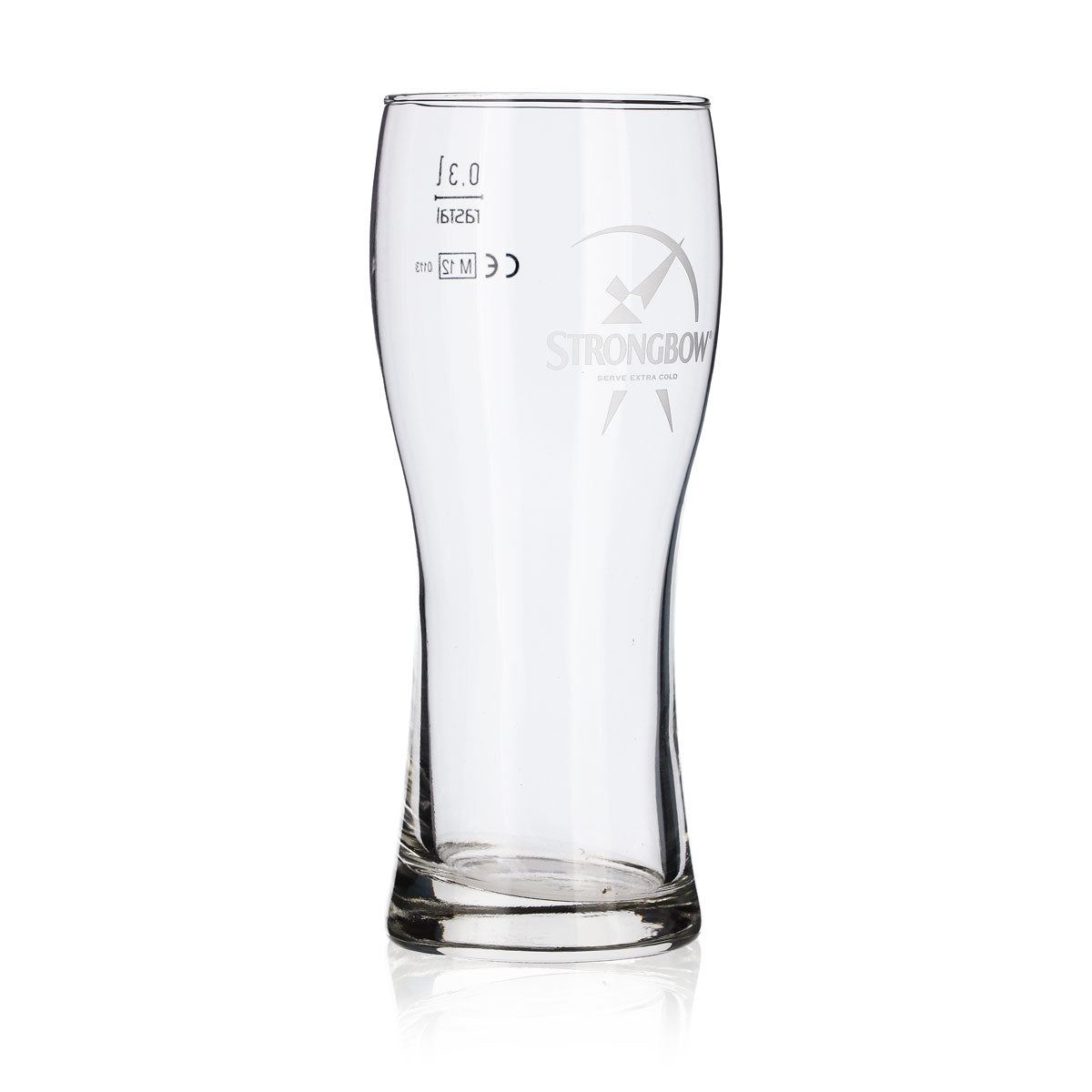 6x Strongbow Cydr Szklanka 0,3 l Białe logo rastal Bavaria – Widok 3