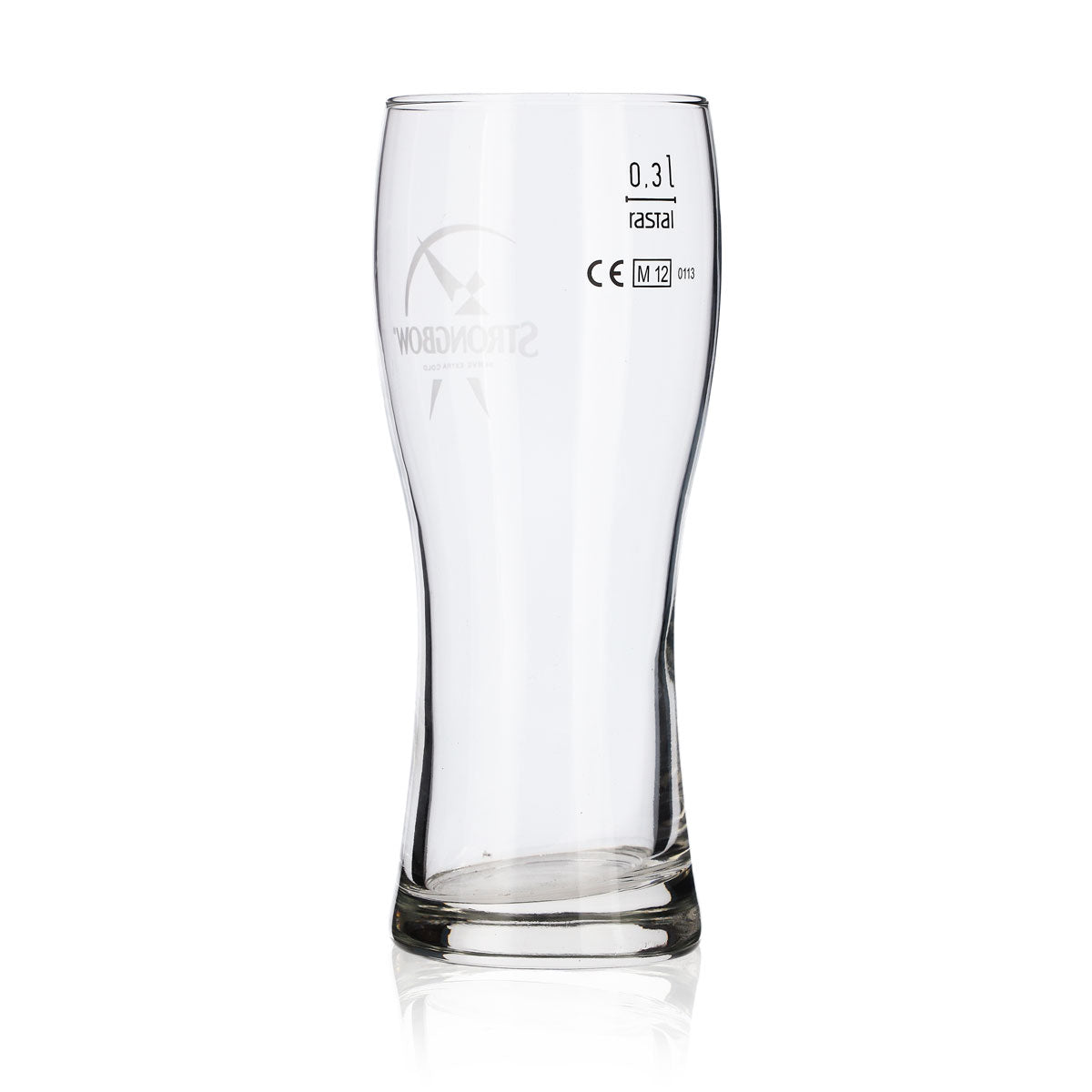 6x Strongbow Cydr Szklanka 0,3 l Białe logo rastal Bavaria – Widok 4