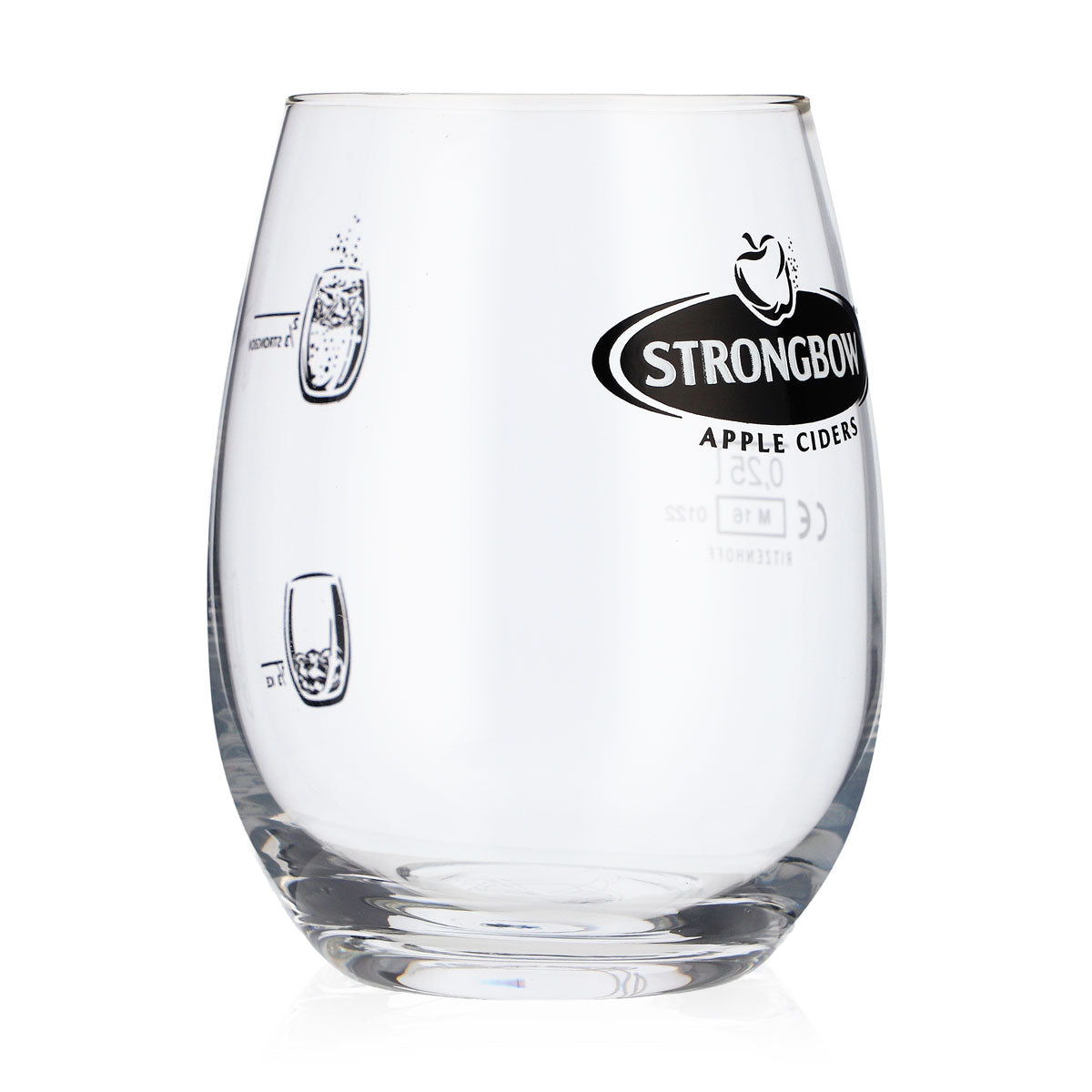 6x szklanki Strongbow Cider Szklane szklanki Apple Ciders Perfect Serve – Widok 3