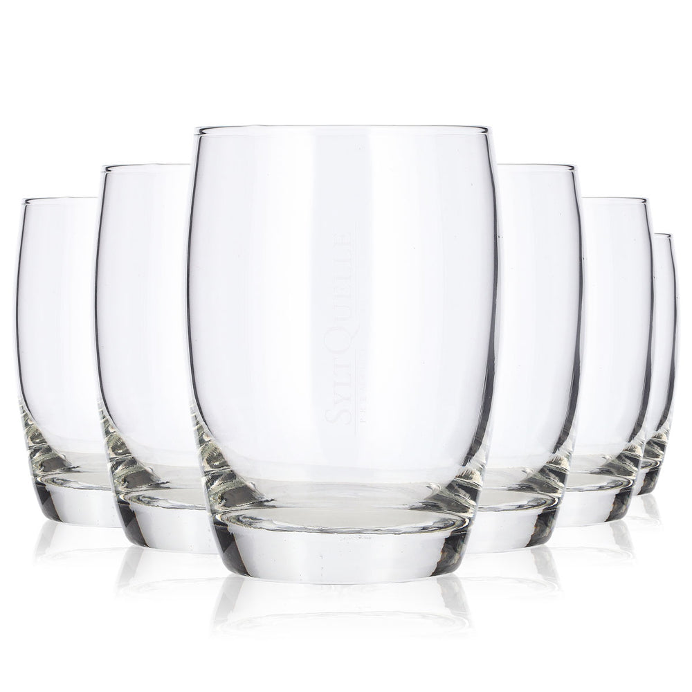 6 szt. szklanek do whisky Sylt Quelle, 0,34 l, typu tumbler, przezroczyste, z logo, typu lowball