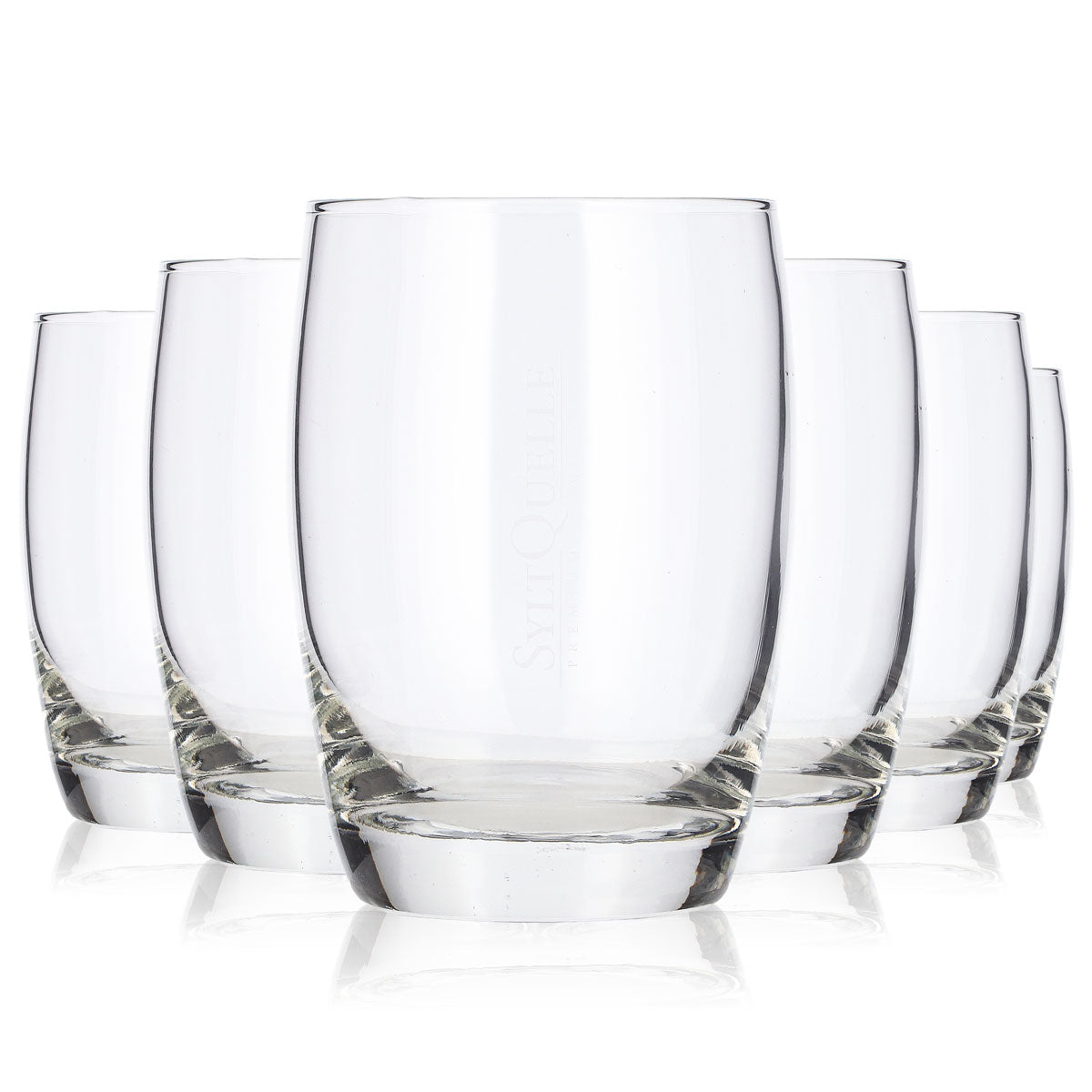 6 szt. szklanek do whisky Sylt Quelle, 0,34 l, typu tumbler, przezroczyste, z logo, typu lowball