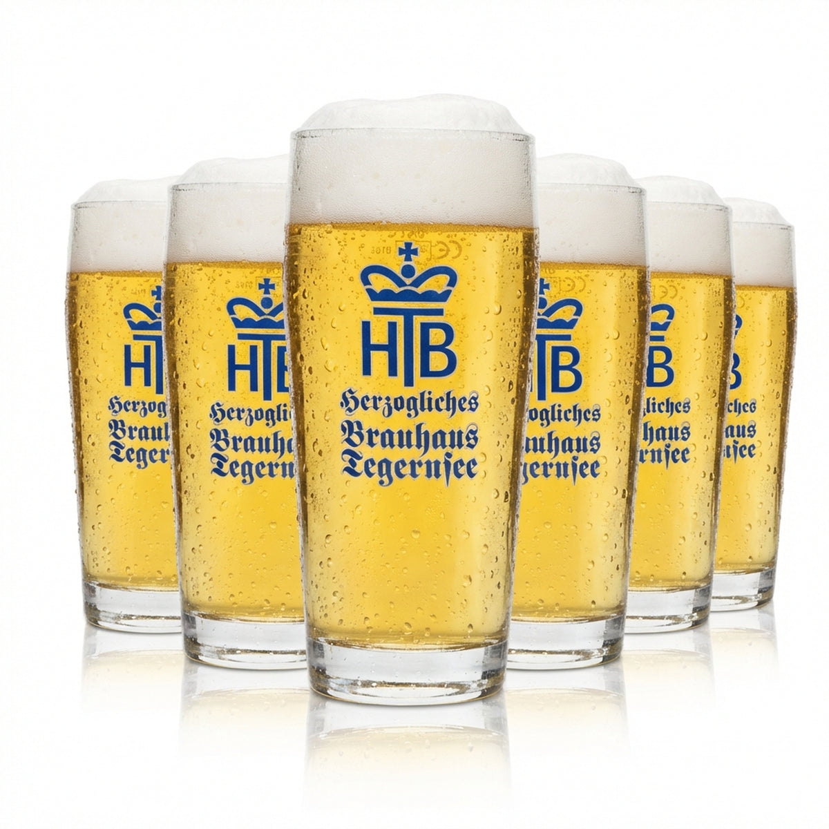 6x Szklanka do piwa Tegernsee Willybecher 0,4l HB