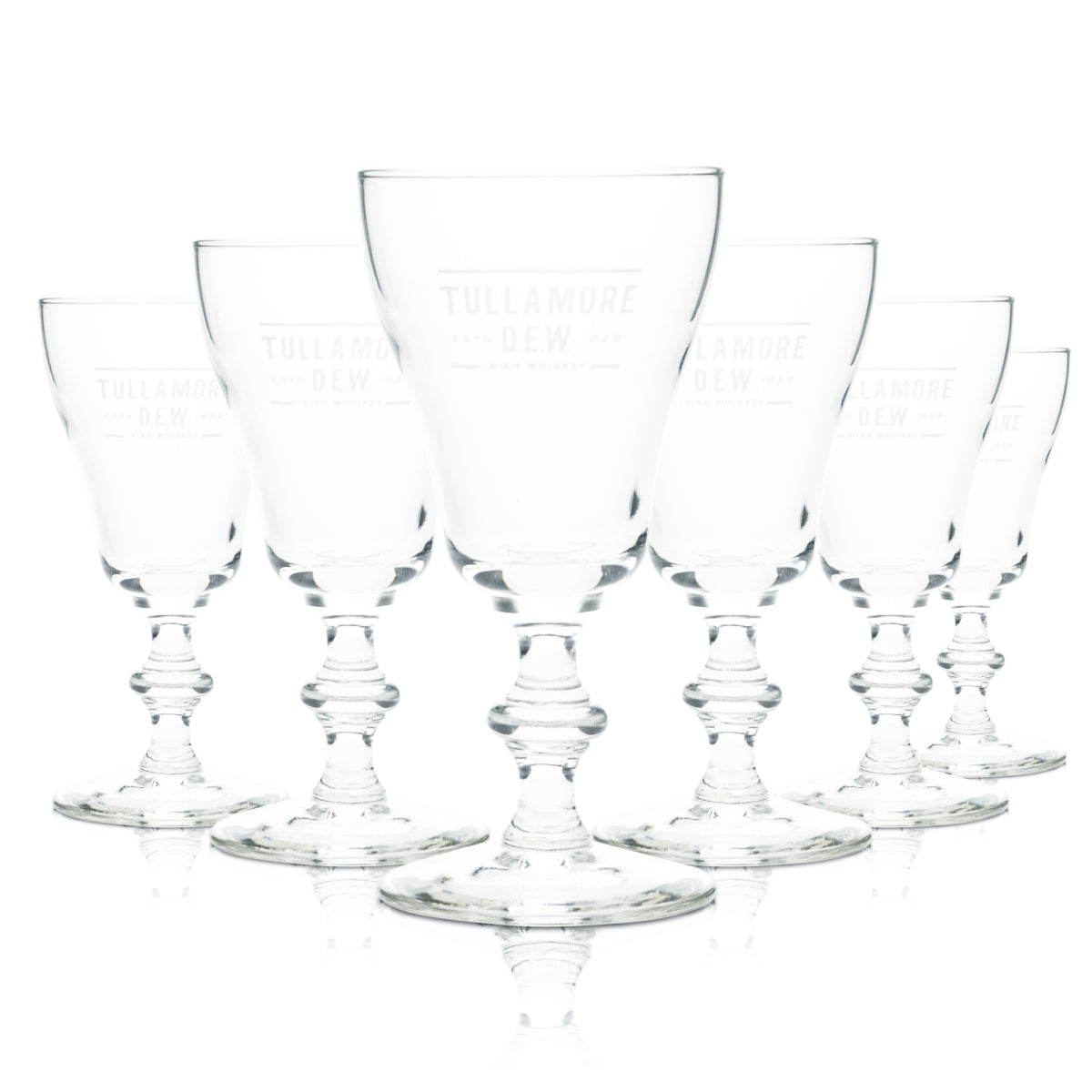 6 szklanek do whiskey Tullamore Dew o pojemności 0,15 l w stylu goblet Irish Single Malt