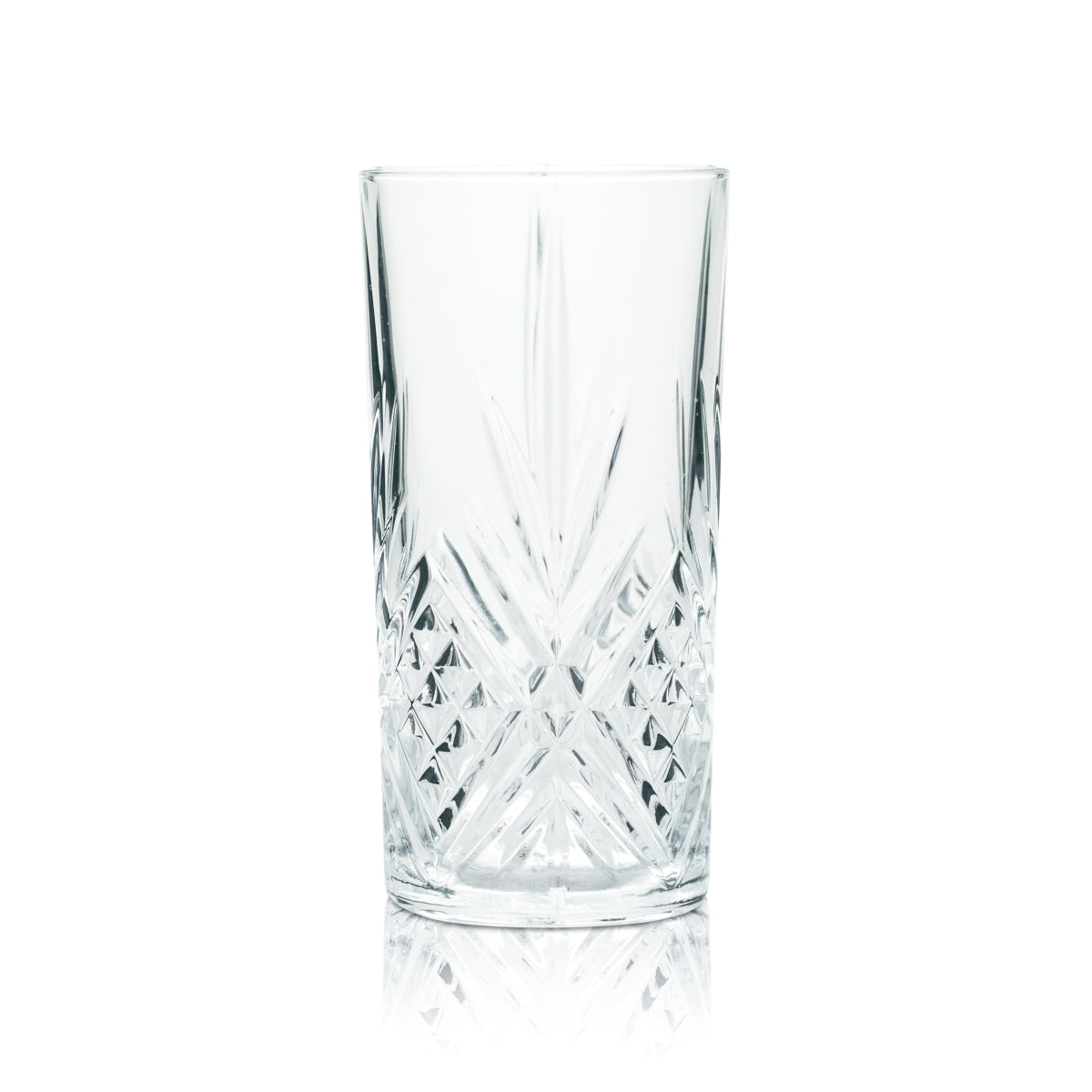 6x Uncle Vals Glass 0,38l Longdrink Cocktail Gin Tonic Contour Relief Glasses Oak – Widok 2