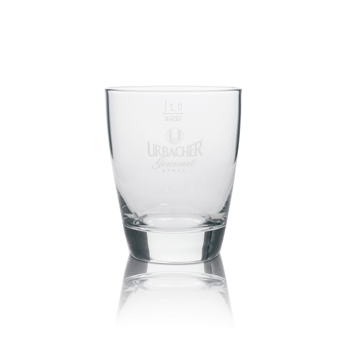 6x szklany kubek na wodę Urbacher 0,2l