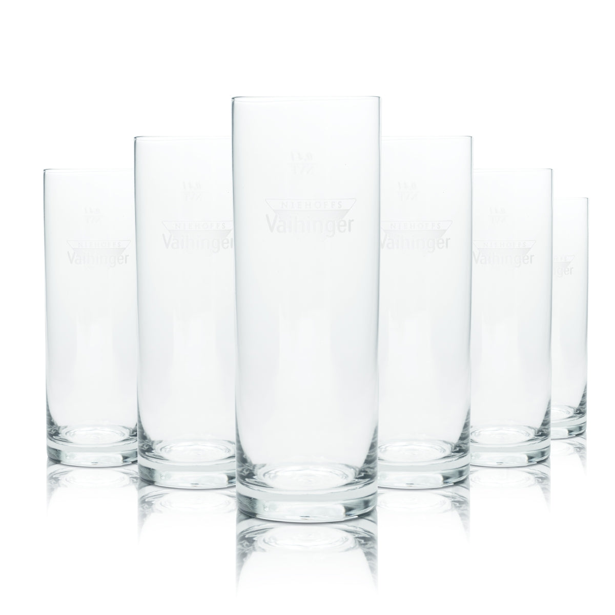 6x Vaihinger szklanka na sok 0,4l szklanka okrągła Gastro Longdrink