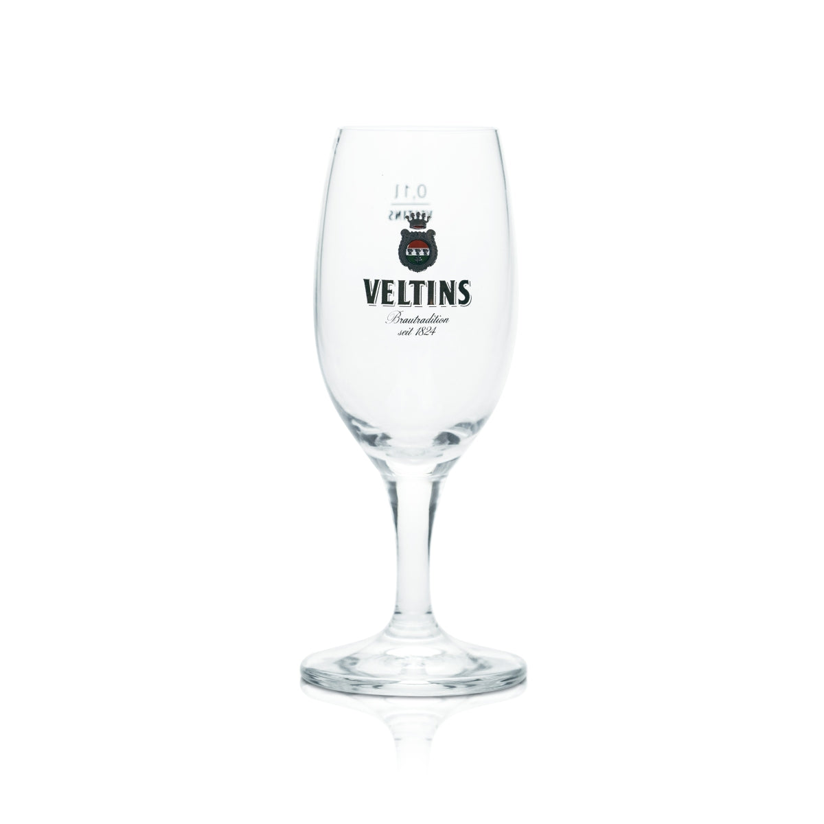 6x szkło Veltins 0,1l goblet tulipan piwo pilsner lager szklanki browar gastro kalibrowane – Widok 2