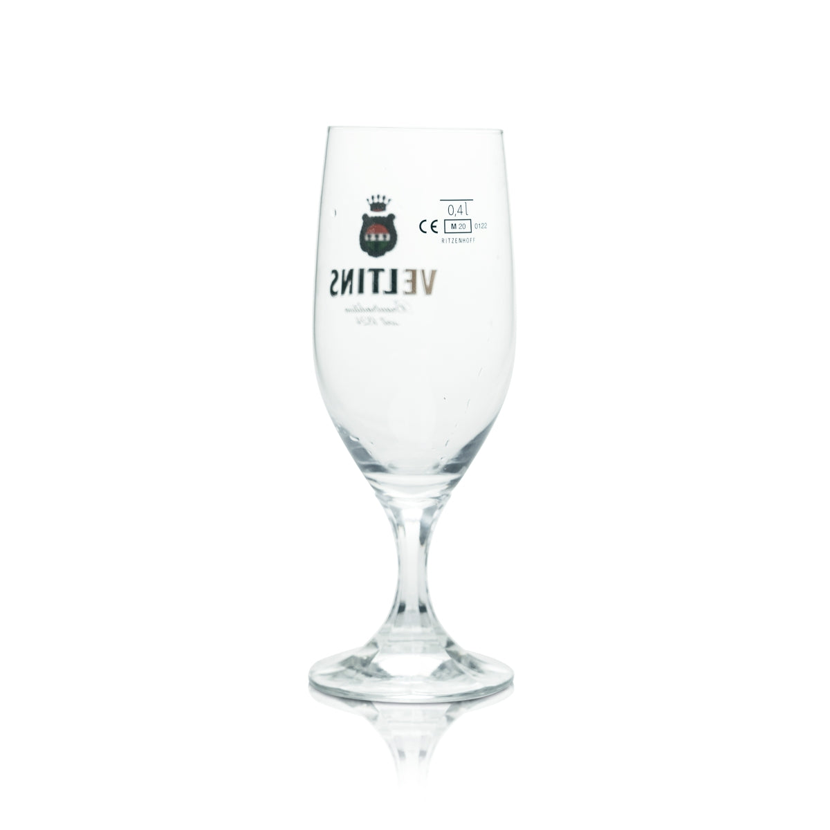6x szklanka Veltins 0,4 l do piwa Pilsener Tulpe Szklanki Browar Gastronomia Kalibrowane V+ – Widok 3