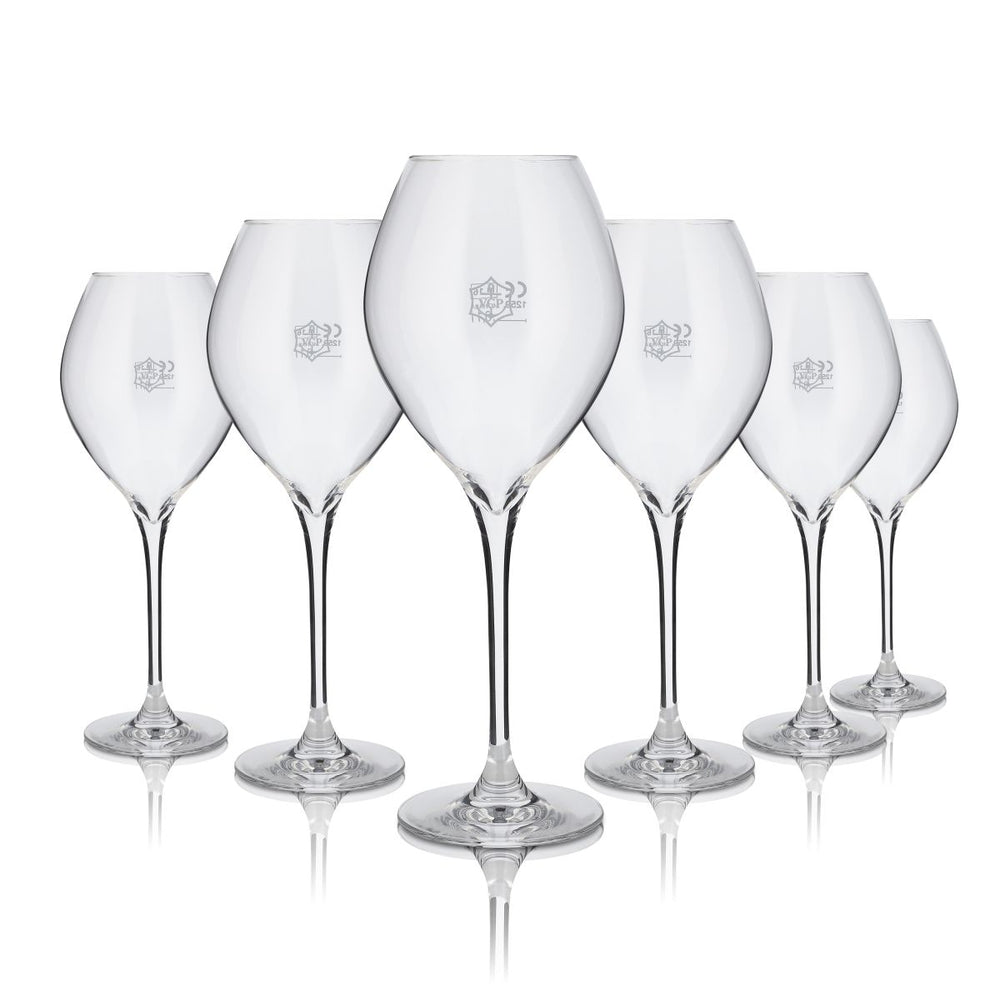6x Veuve Clicquot Kieliszek do szampana o pojemności 0,2l Zestaw dużych kieliszków do wina musującego
