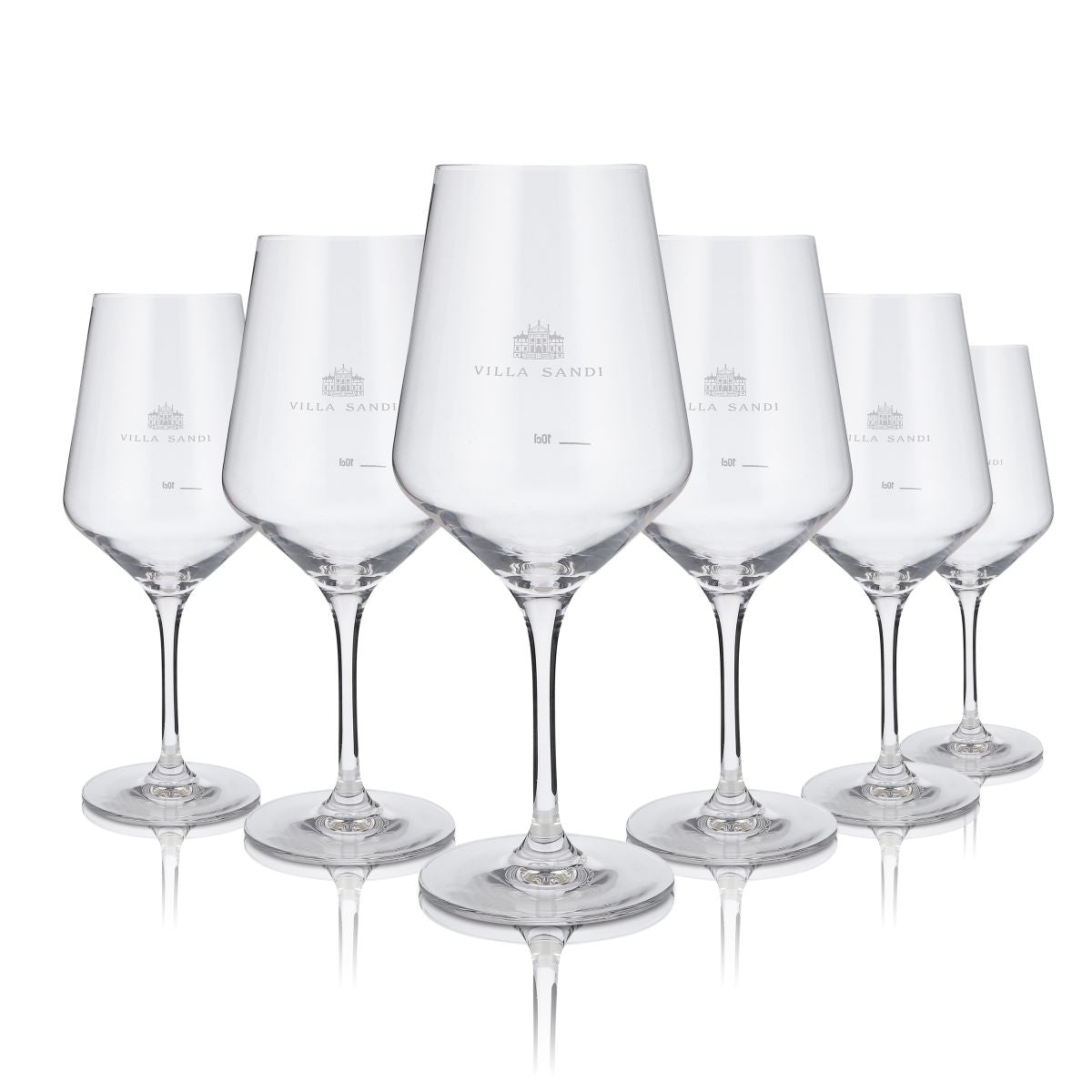 6x Villa Sandi Szklanka 0,5 l Szklanka do czerwonego wina Harmony 53 Deluxe Zestaw szklanek