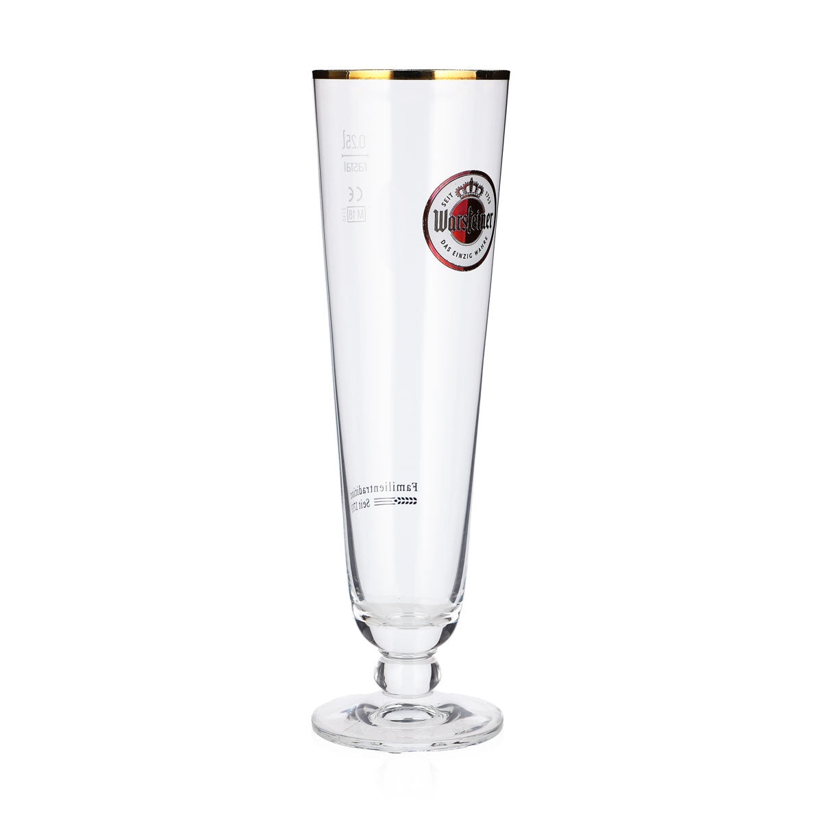 6x Szklanka do Piwa Warsteiner 0,25l Tulip Ekskluzywne Szklanki do Piwa Browar Złota Obręcz – Widok 3