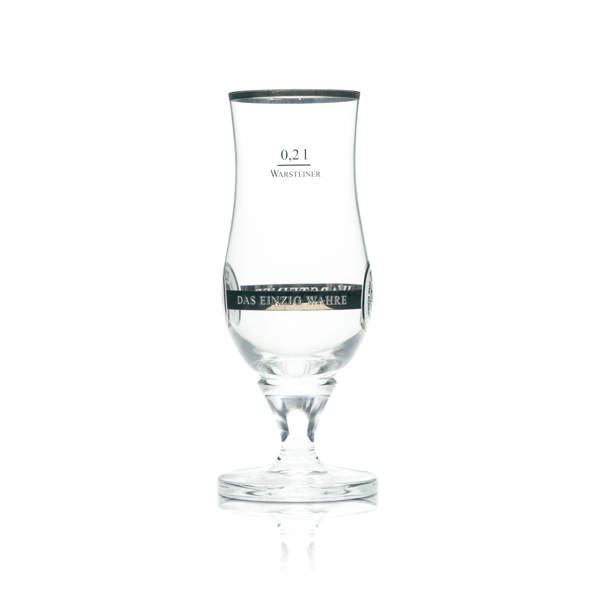 6x Szklanka do piwa Warsteiner 0,2l Exclusive Tulip Gold Rim Szklanki Gastro Pils – Widok 3