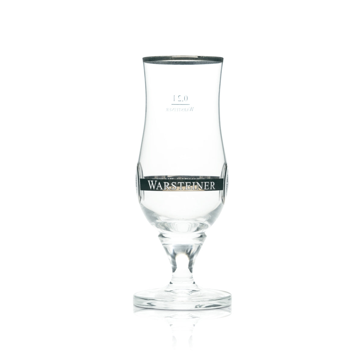 6x Szklanka do piwa Warsteiner 0,2l Exclusive Tulip Gold Rim Szklanki Gastro Pils – Widok 4