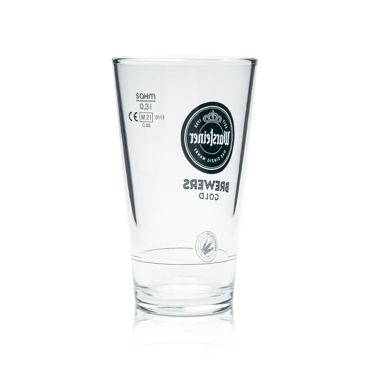 6x Szklanka do piwa Warsteiner 0,3l Kufel Brewers Gold Sahm Willi Szklanki Browarnicze – Widok 3