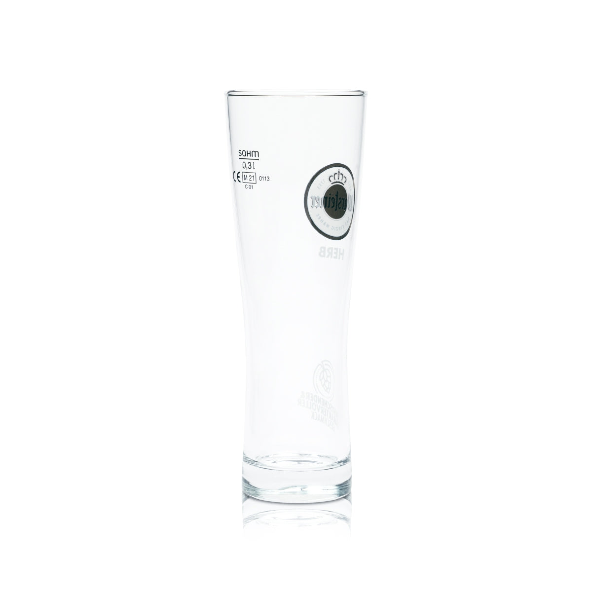 6x Warsteiner Beer Glass 0,3 l Herb Cup Kubki Szklanki Tulipan Puchar Browar Piwo – Widok 3