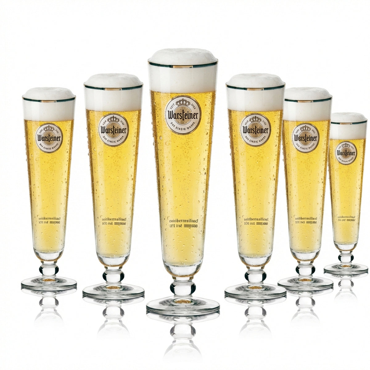 6x Szklanka do piwa Warsteiner 0,3l Tulip Exclusive