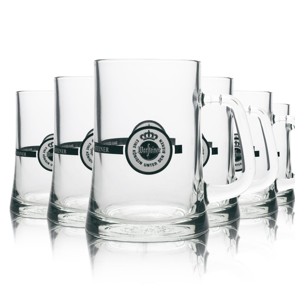 6x szklany kufel do piwa Warsteiner 0,5l kufle przyjaźni