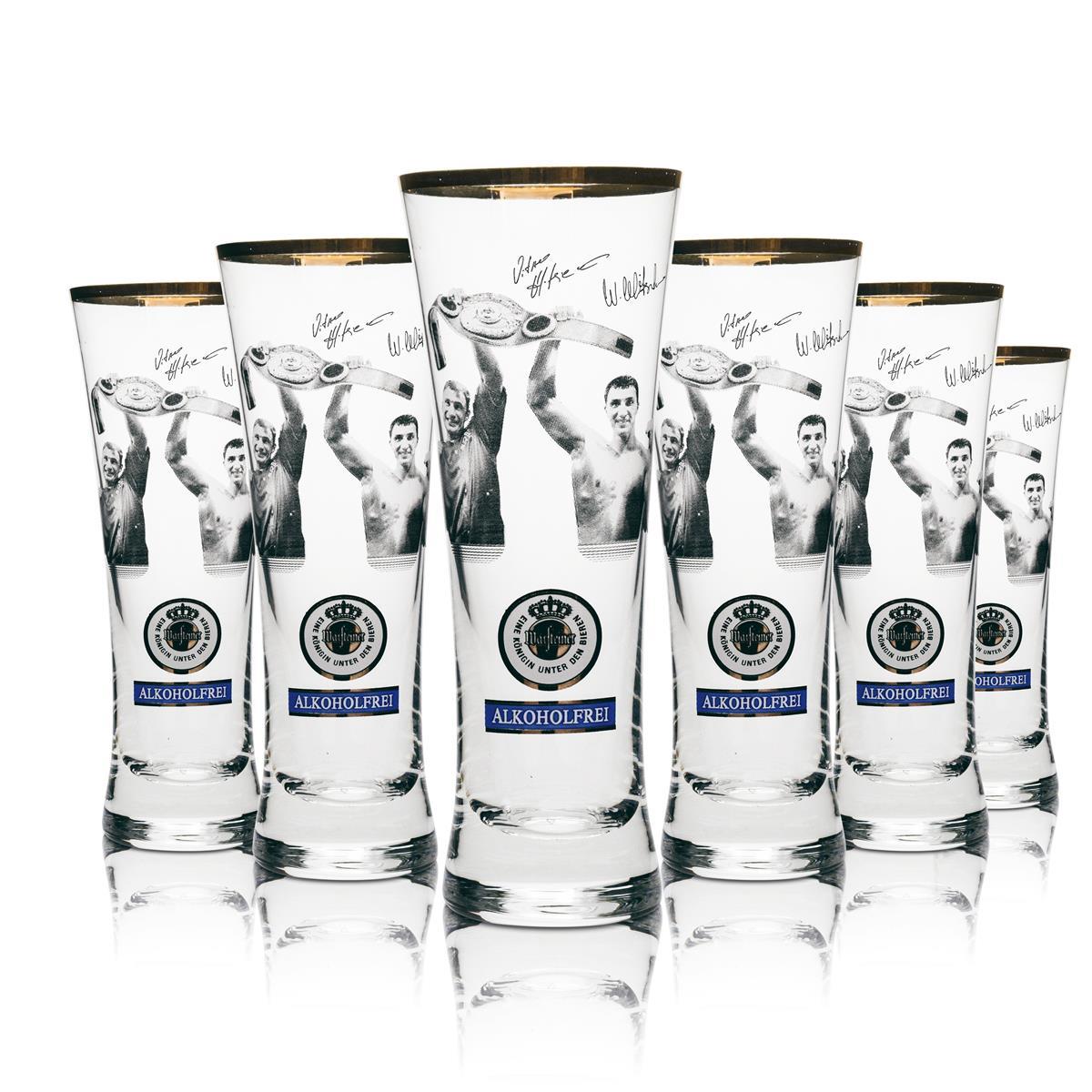 6x szklanka do piwa Warsteiner Klitschko kolekcjonerska szklanka bezalkoholowa edycja specjalna