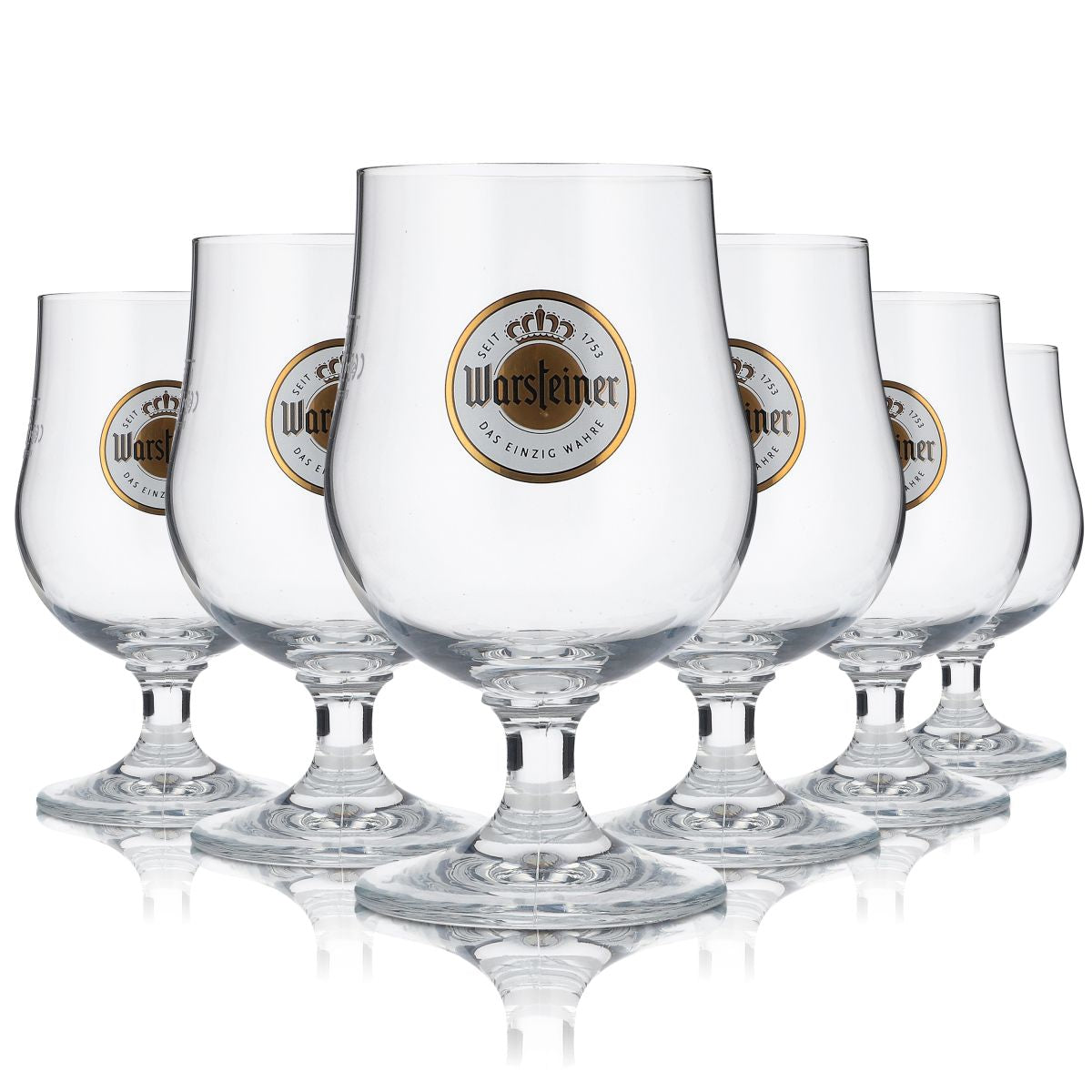 Zestaw Warsteiner Bier Bundle Bar Set II zawierający 6 szklanek obrotowych, 100 podkładek pod piwo i 1 tacę – Widok 2
