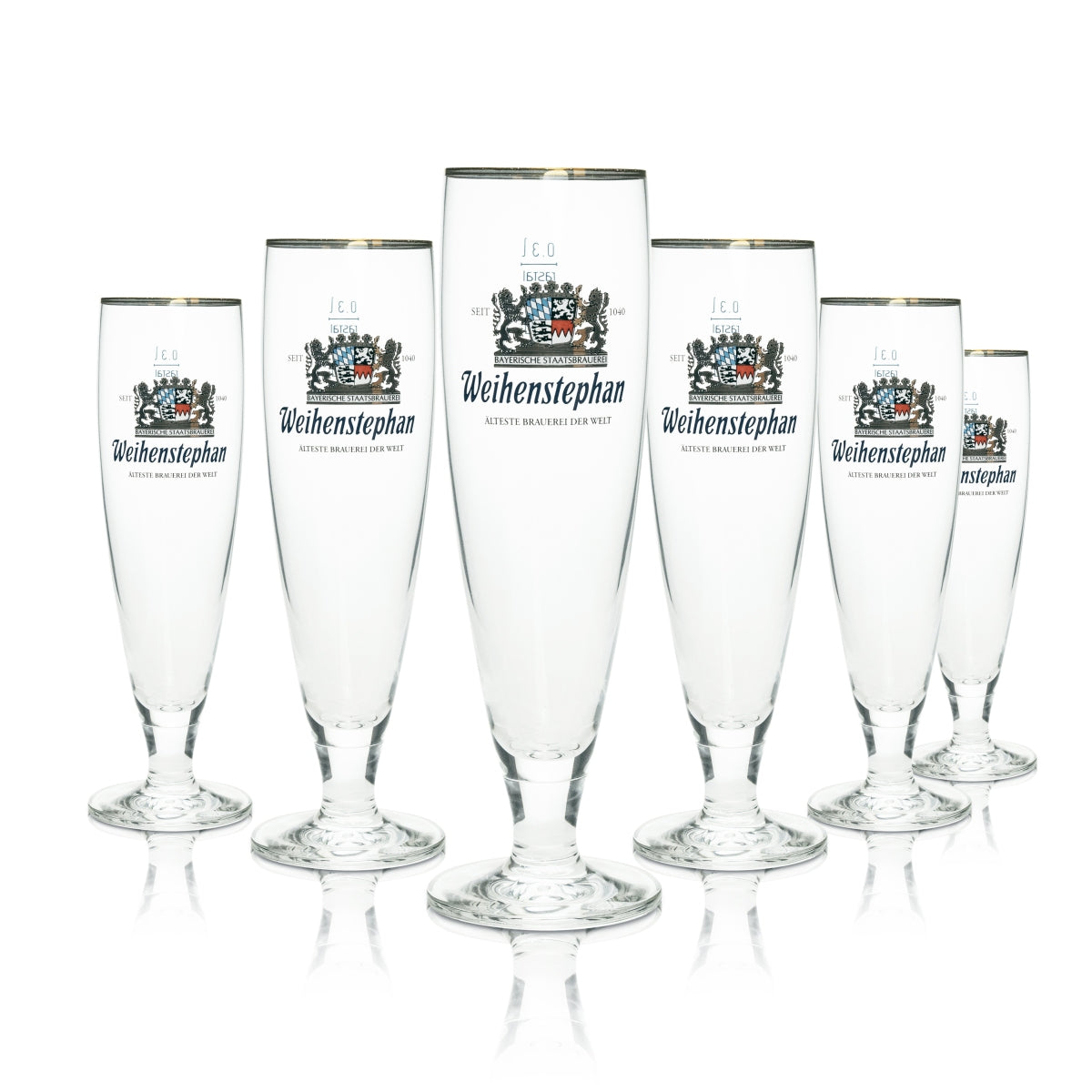 6x Szklanka do piwa Weihenstephan Pegasus 0,3l rastal