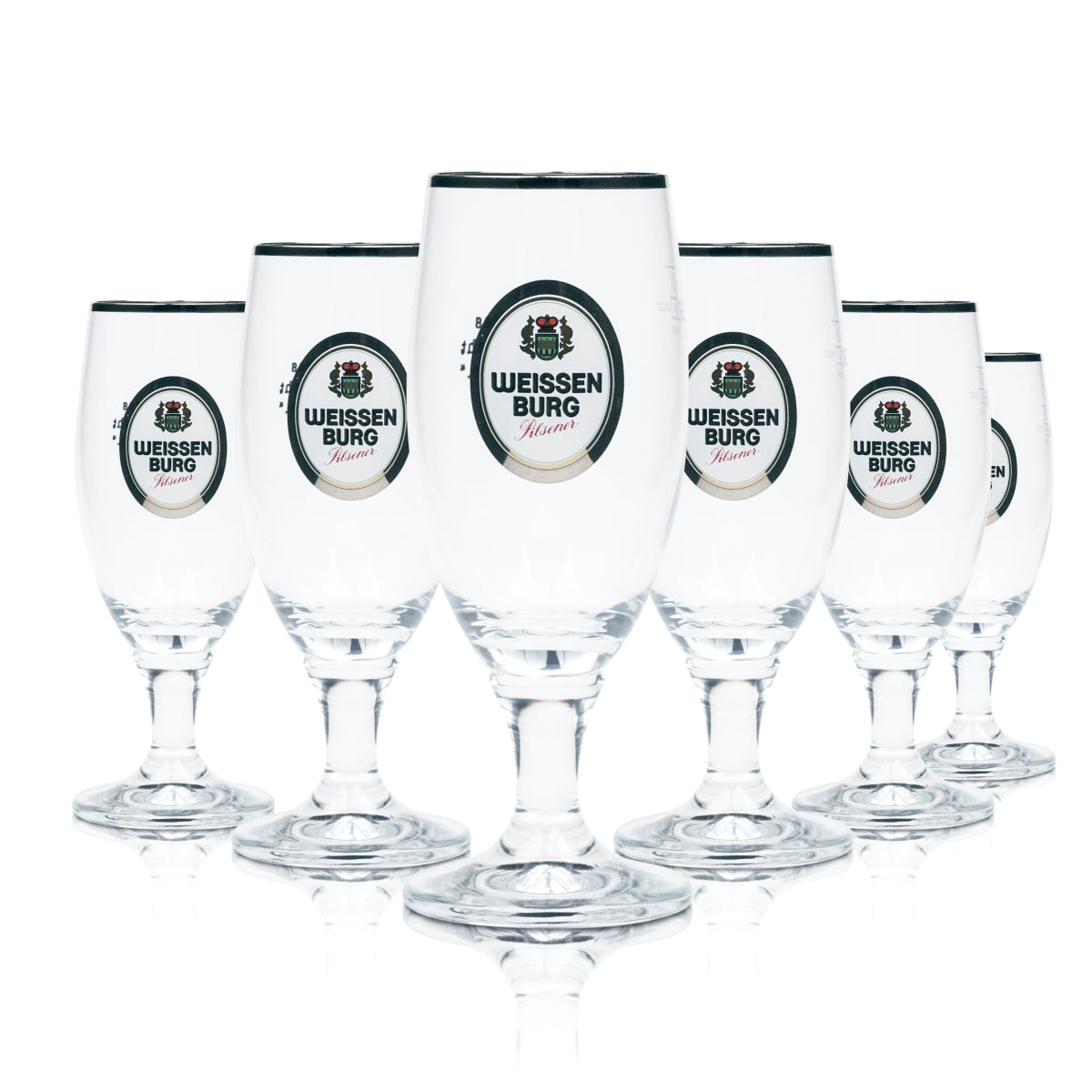 6x szklanka do piwa Weissenburg 0,2l kieliszek Ritzenhoff szklanki Tulip Brewery Pilsener