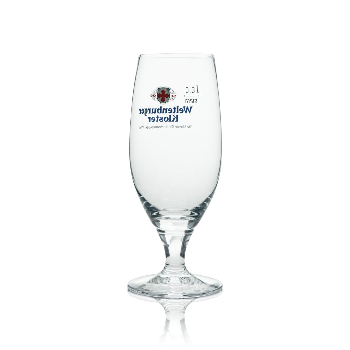 6x Weltenburger Kloster Szklanka do piwa Goblet 0,3l Logo Red Rastal – Widok 3