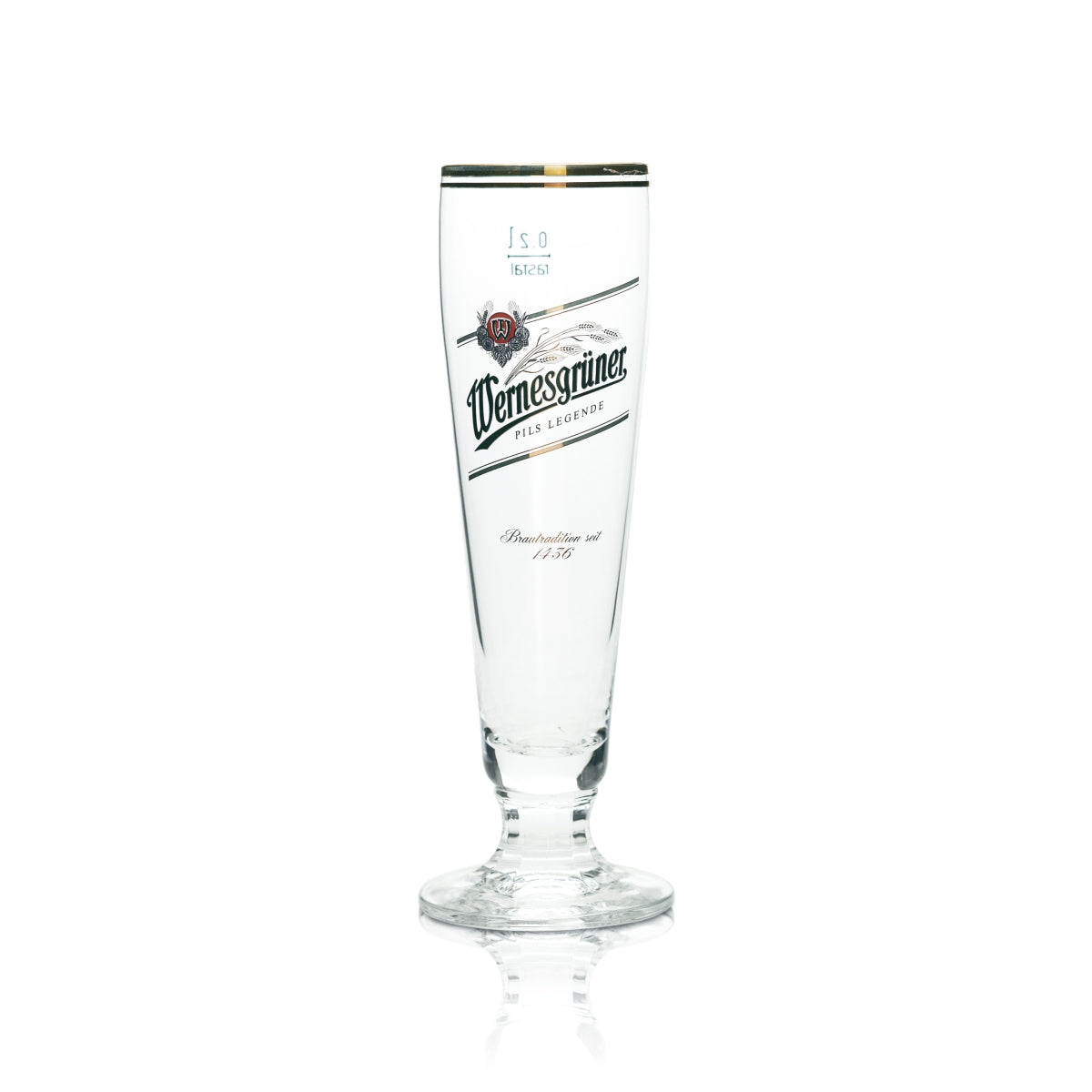 6x szklanka do piwa Wernesgrüner 0,2l kielich Pils legenda Rastal szklanki tulipanowe Beer Bar – Widok 2