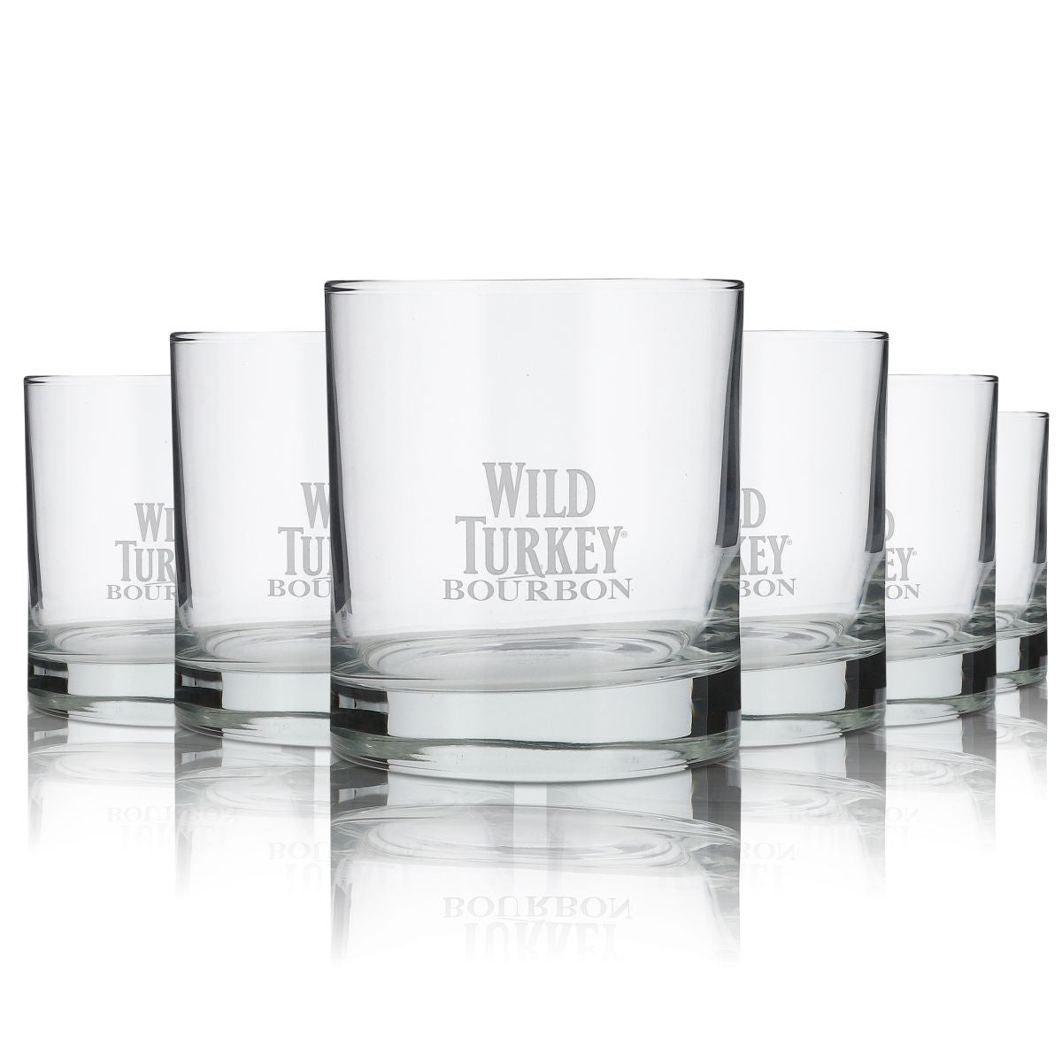 6x Wild Turkey Szklanka  0,4 l Whiskey Tumbler Szklanka do whisky Zestaw szklanek do bourbona