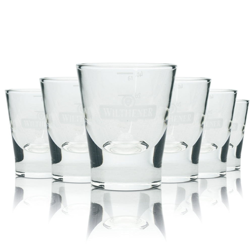 6x kieliszek do likieru Wilthener 4cl kieliszki do shotów Caravelle short shot stamper bar