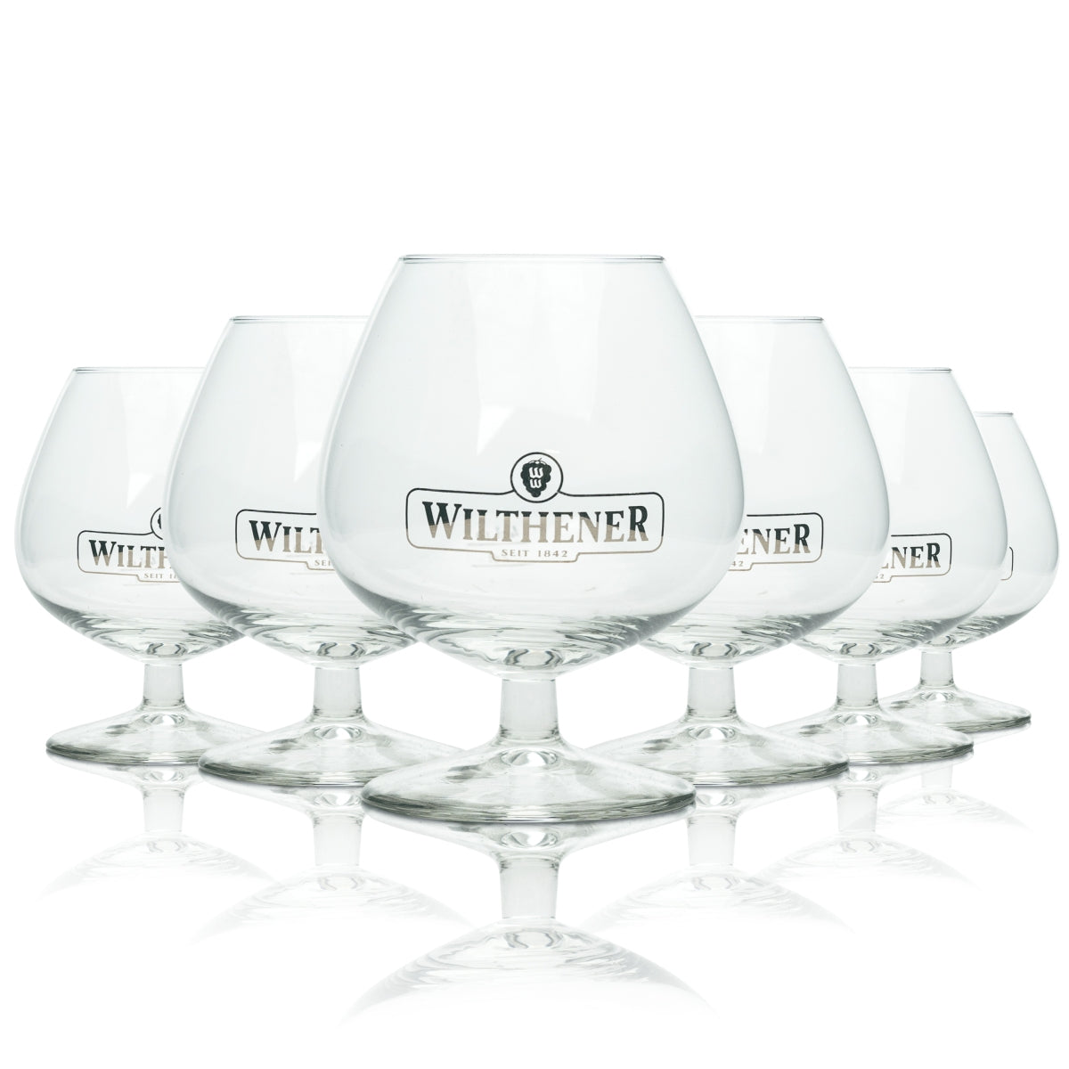 6x Wilthener kieliszek do brandy 0,25l degustacja koniaku snifter nosing kieliszki barowe