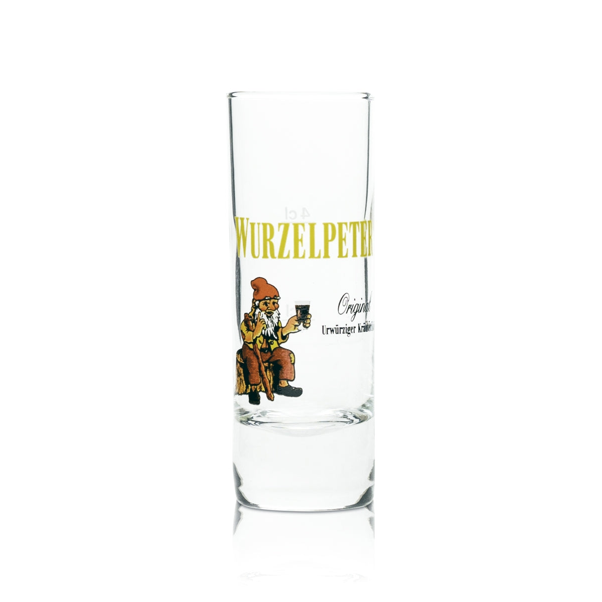 6x Wurzelpeter Liqueur Glass Shot 2cl + 4cl Schnapps Glasses Short Stamper Gastro Bar – Widok 2