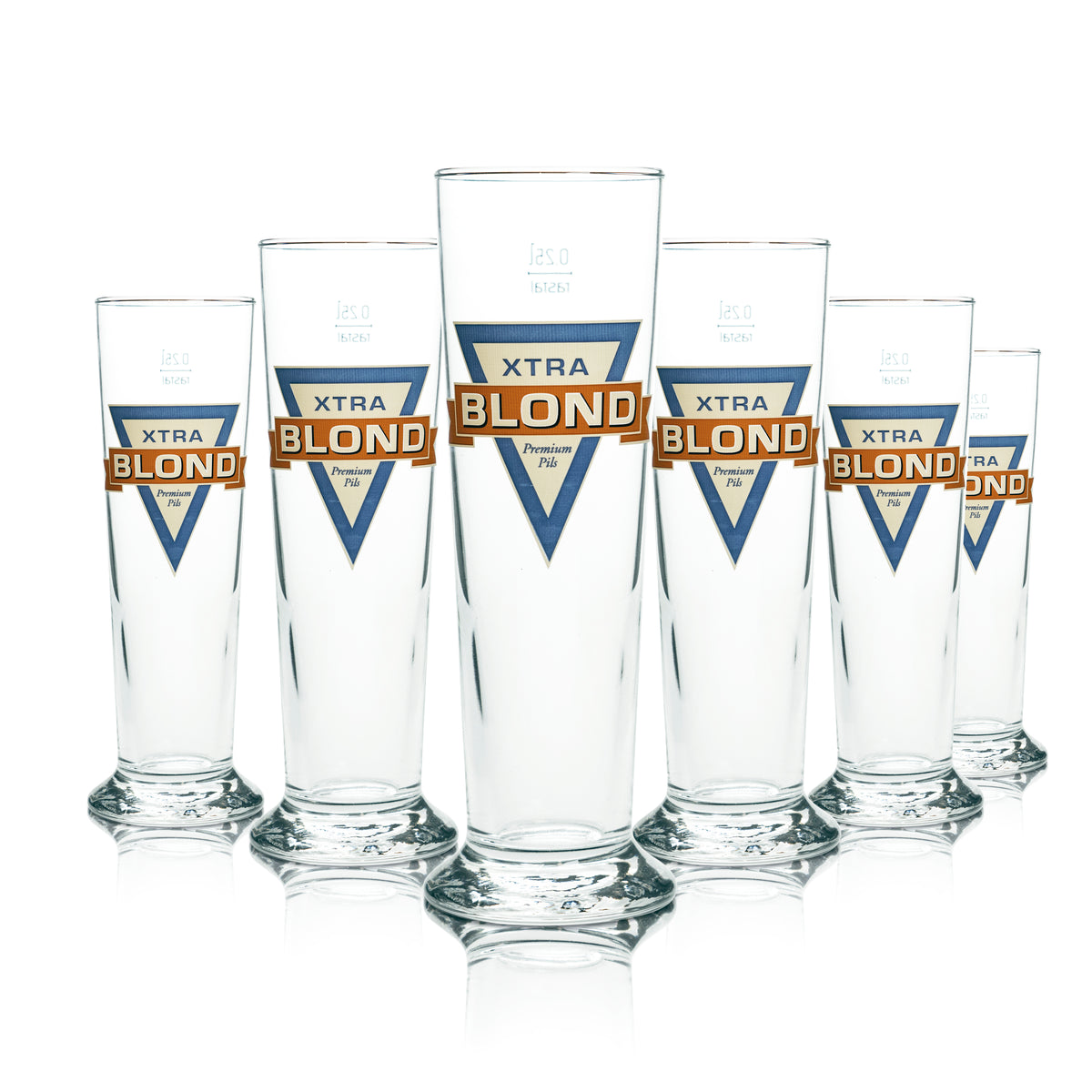 6x Szklanka do Piwa Xtra Blond 0,25l Goblet Szklanki do piwa Goblet Tulip Pils Bar – Widok 4