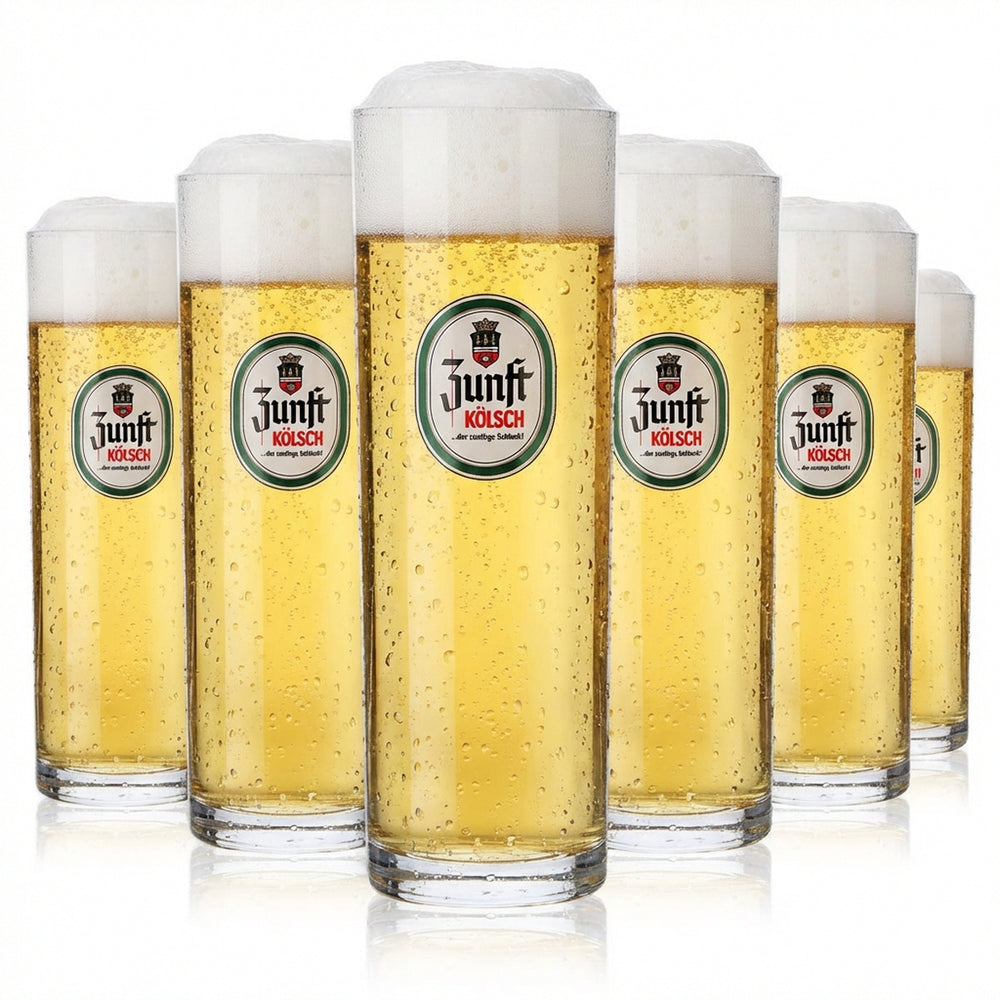 6x szklanki piwne Zunft Szklanki do piwa Kölsch Szklanki do piwa 0,25 l Szklanki do piwa Kölsch