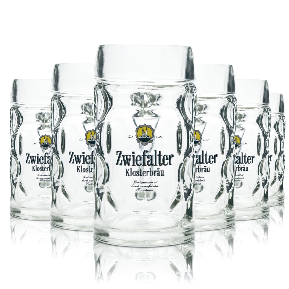6x szklanka do piwa Zwiefalter 0.5l kufel Klosterbräu Stölzle Seidel uchwyt szklanki kufle kufle