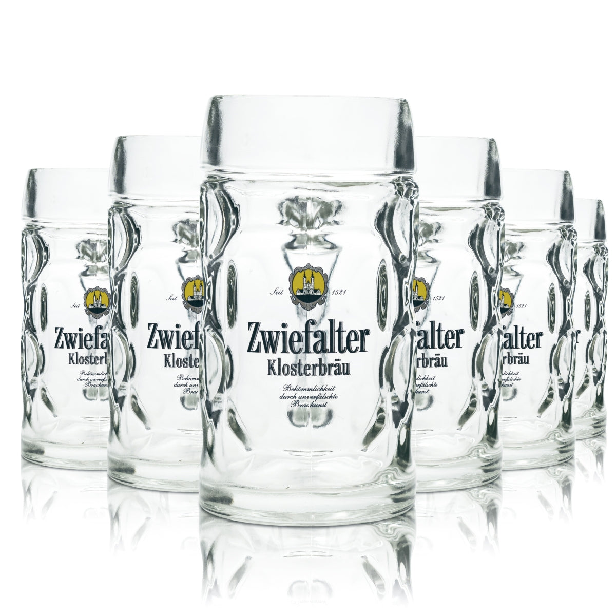 6x szklanka do piwa Zwiefalter 0.5l kufel Klosterbräu Stölzle Seidel uchwyt szklanki kufle kufle