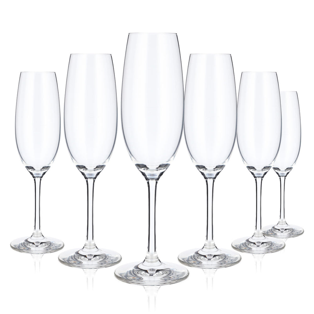 6x kieliszki do szampana Zwiesel Kieliszki do szampana Cavagläser 0,1 l Kieliszki do szampana Ivento