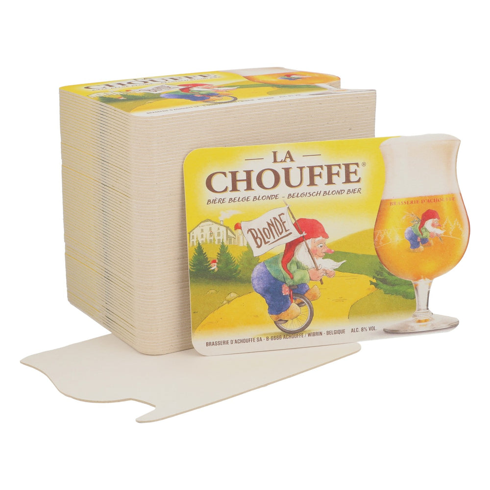 75x Brasserie D'Achouffe Piwo Podkładki pod piwo Podkładki pod szklanki „Blonde”