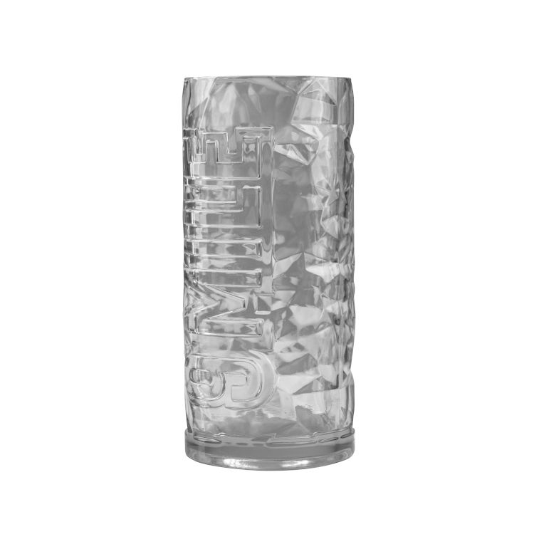 9 Mile Vodka Plastikowy Kieliszek 0,3l Longdrink Highball Konturowy Kieliszek Akrylowy Relief