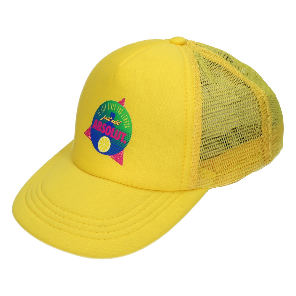 Absolut Cap Cap Yellow Cap Snapback Basecap Rozmiar regulowany Unisex Trucker