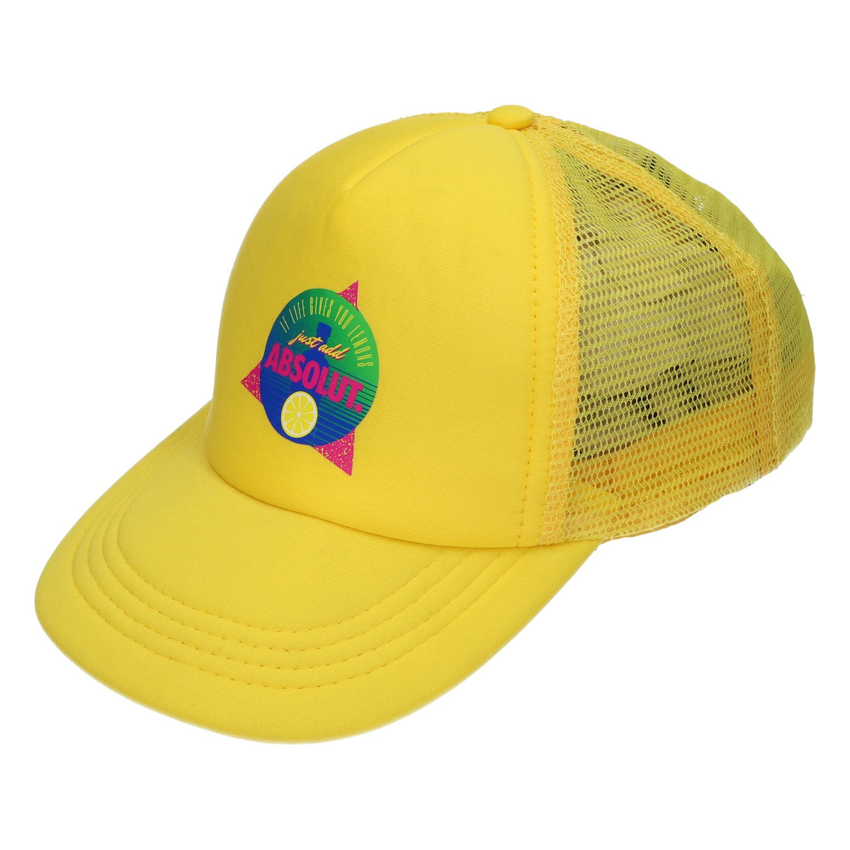 Absolut Cap Cap Yellow Cap Snapback Basecap Rozmiar regulowany Unisex Trucker