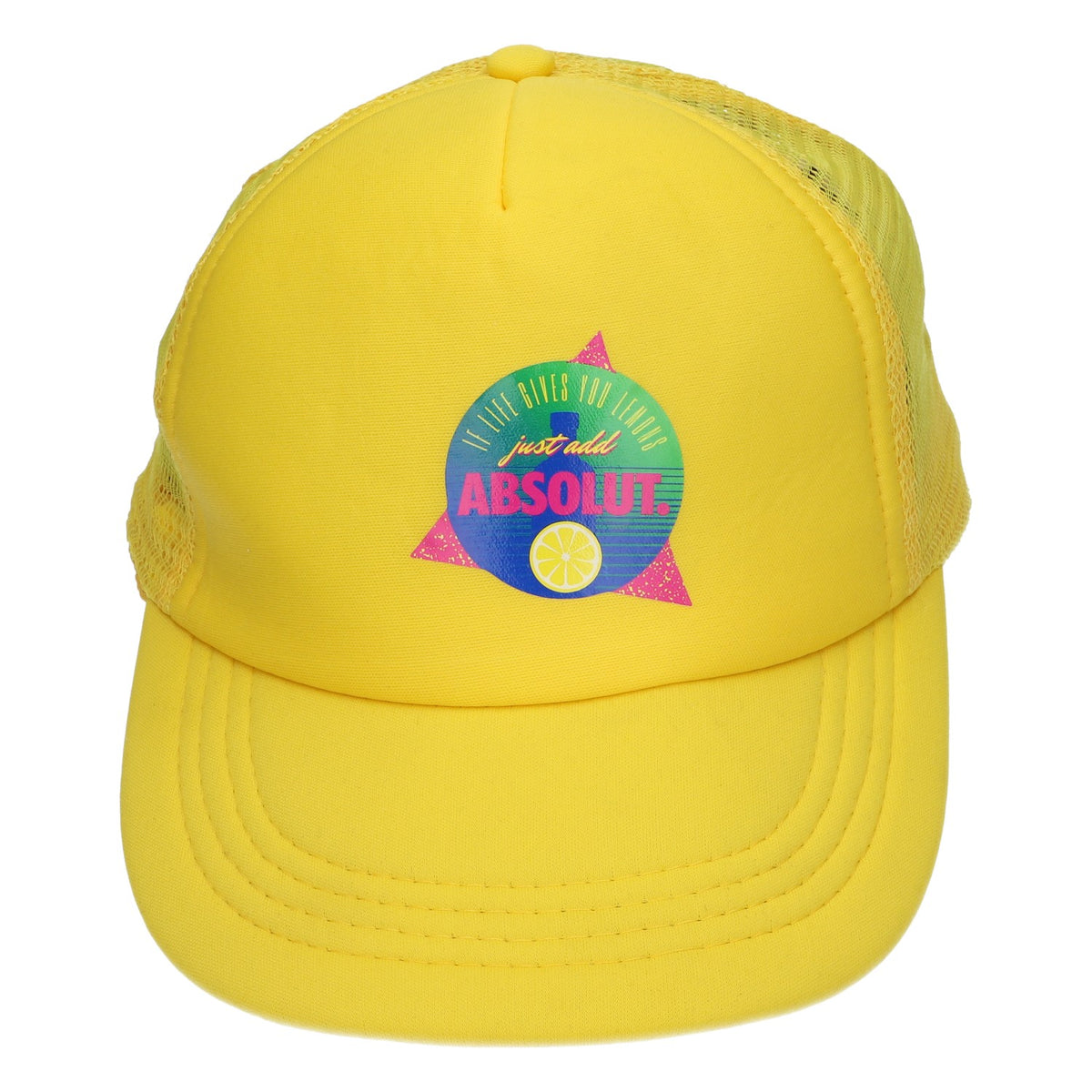 Absolut Cap Cap Yellow Cap Snapback Basecap Rozmiar regulowany Unisex Trucker – Widok 4