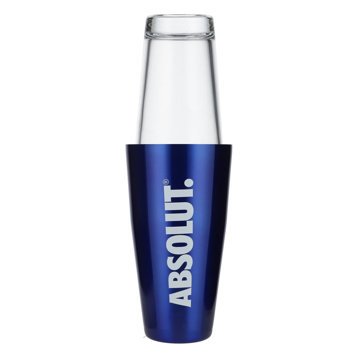 Absolut Vodka Boston Shaker Shaker barowy Akcesoria barowe Stal nierdzewna/szkło niebieskie