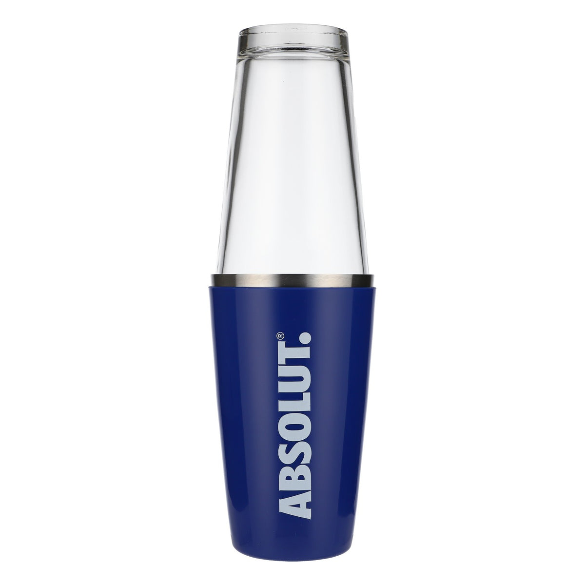 Absolut Vodka Shaker ze stali nierdzewnej Boston Shaker ze stali nierdzewnej Akcesoria barowe niebieskie 2 części