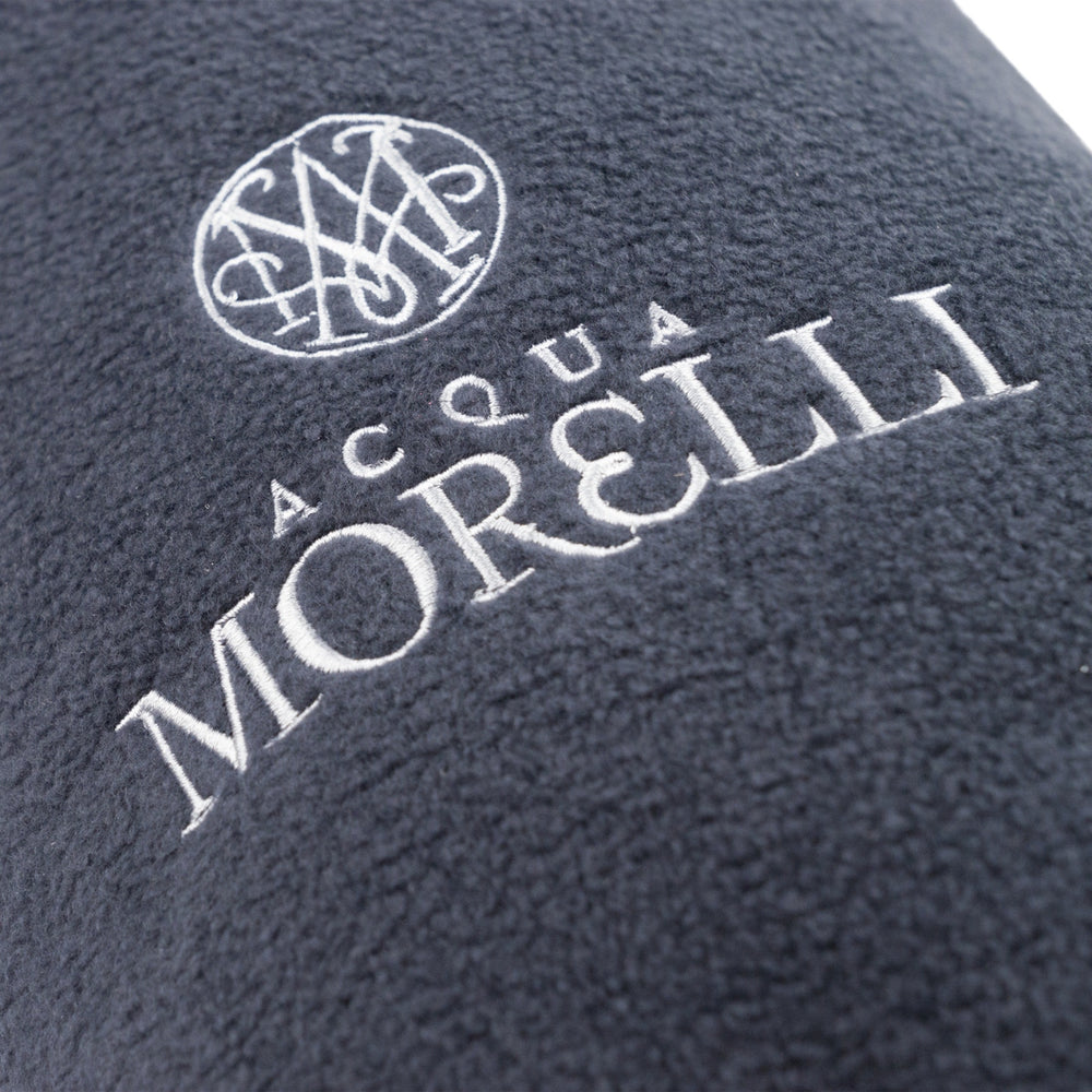 Acqua Morelli koc polarowy niebieski przytulny koc do salonu koc narzuta na łóżko koc na kanapę