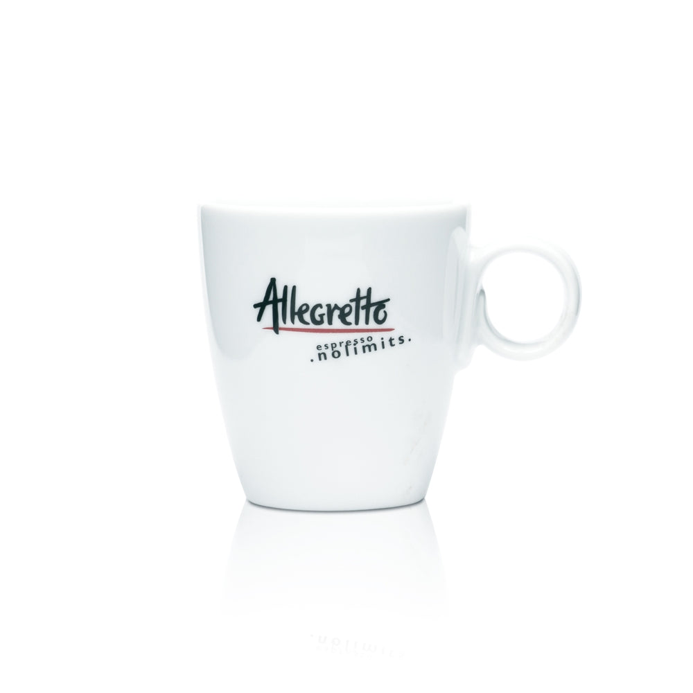 Allegretto kubek do kawy 0,1l espresso kubek ceramiczny szkło porcelanowe biały kubek