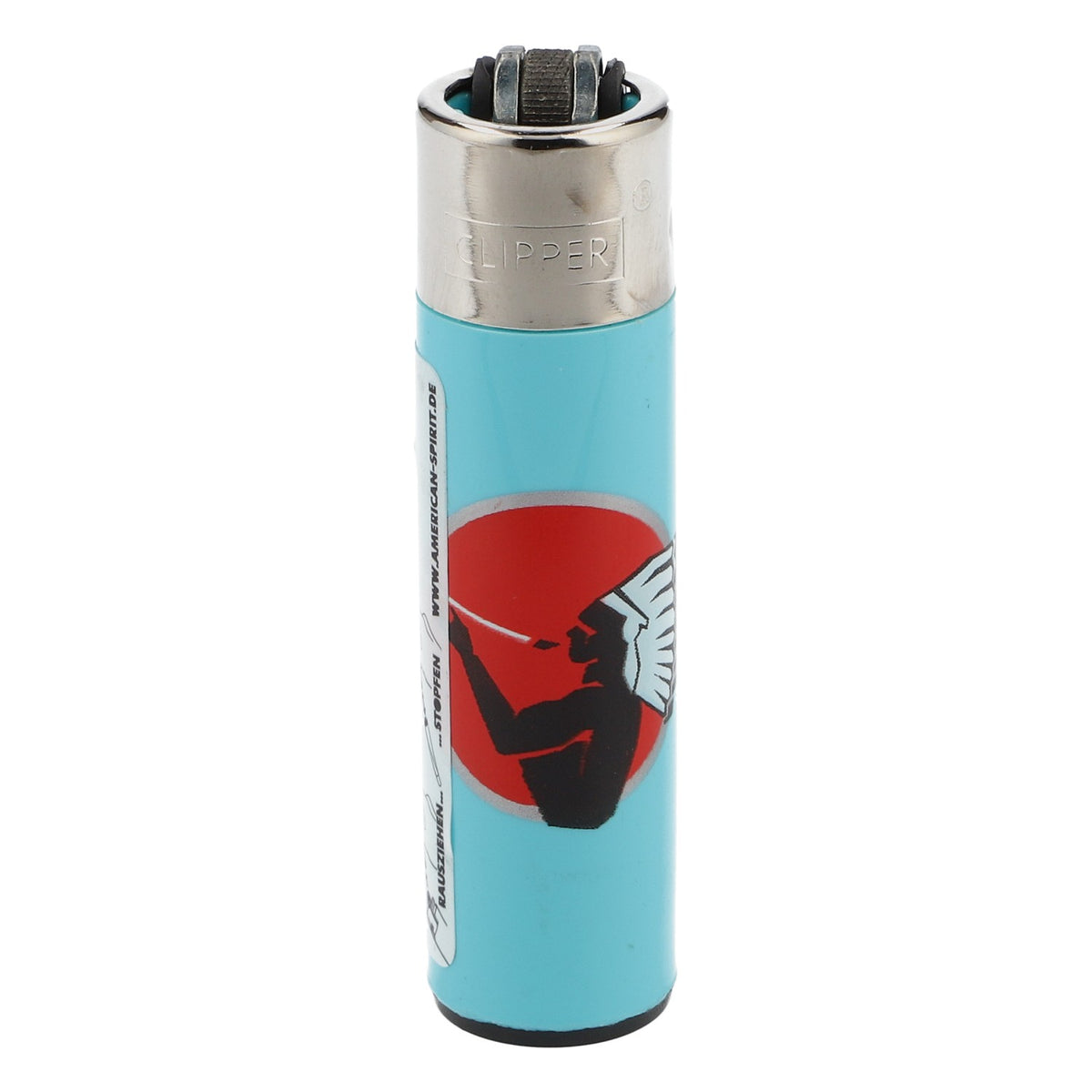 American Spirit Zapalniczka do tytoniu Lighter Classic Large Niebieska wielokrotnego użytku Clipper – Widok 2